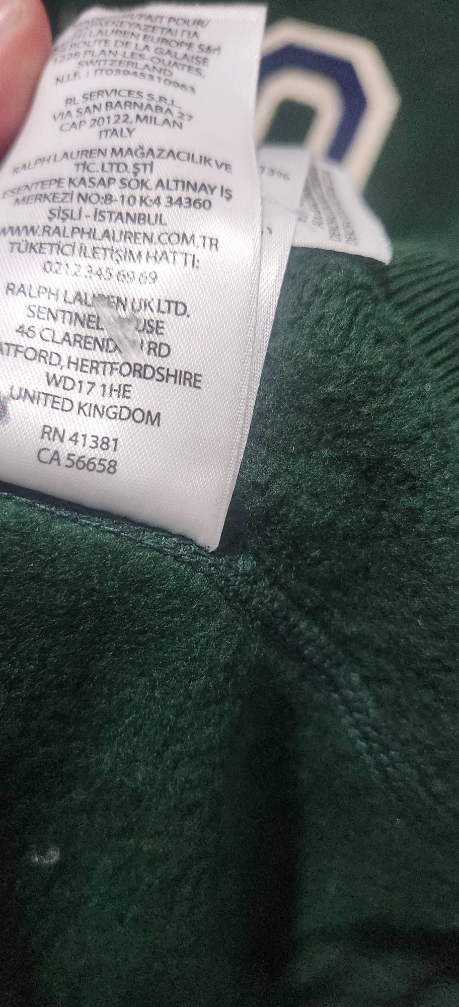 Polo Ralph Lauren Polo Ralph Lauren big LOGO Dark Green Size US L / EU 52-54 / 3 - 4 Thumbnail