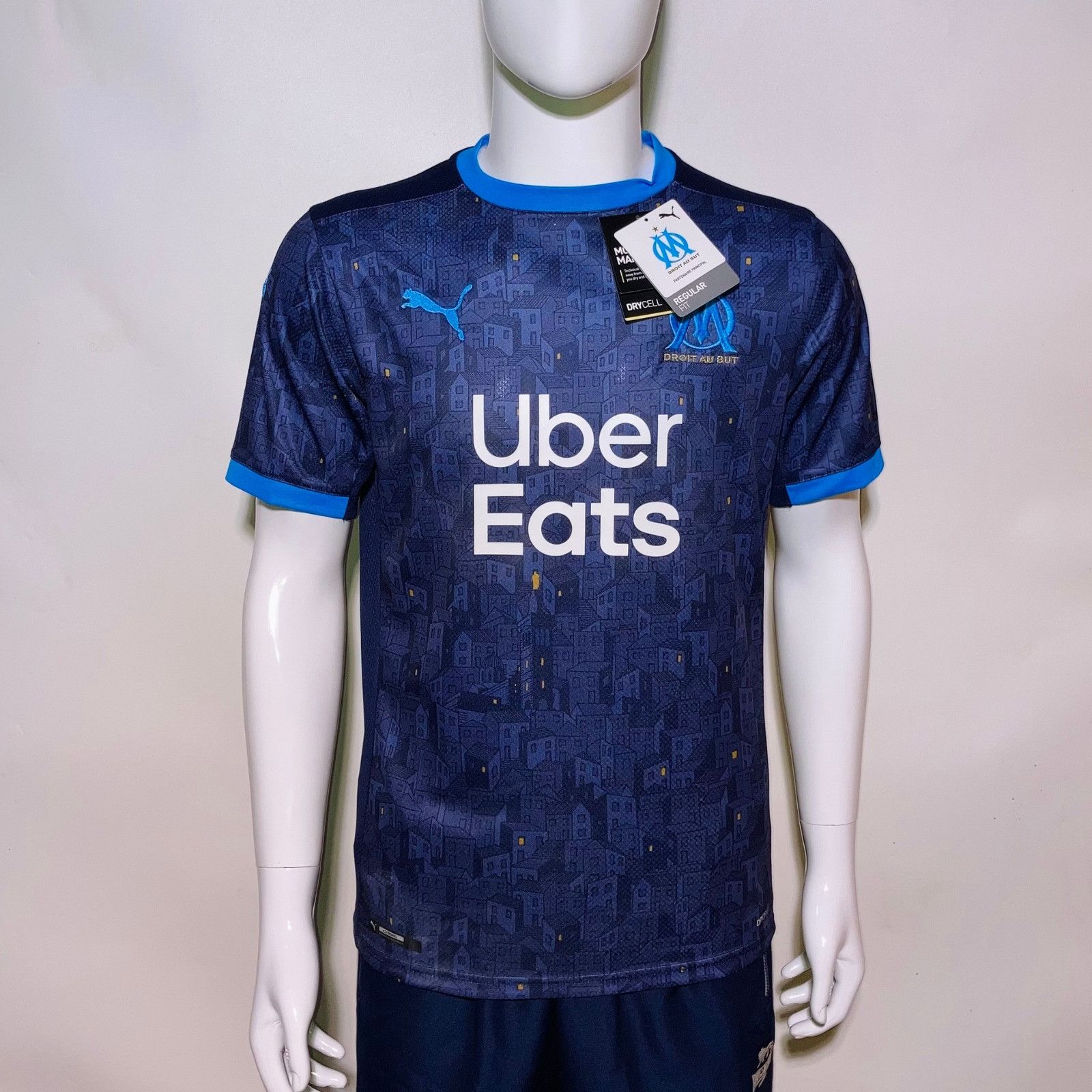 Puma 2020-21 Olympique Marseille Away Puma 757037-03 Size US S / EU 44-46 / 1 - 1 Thumbnail