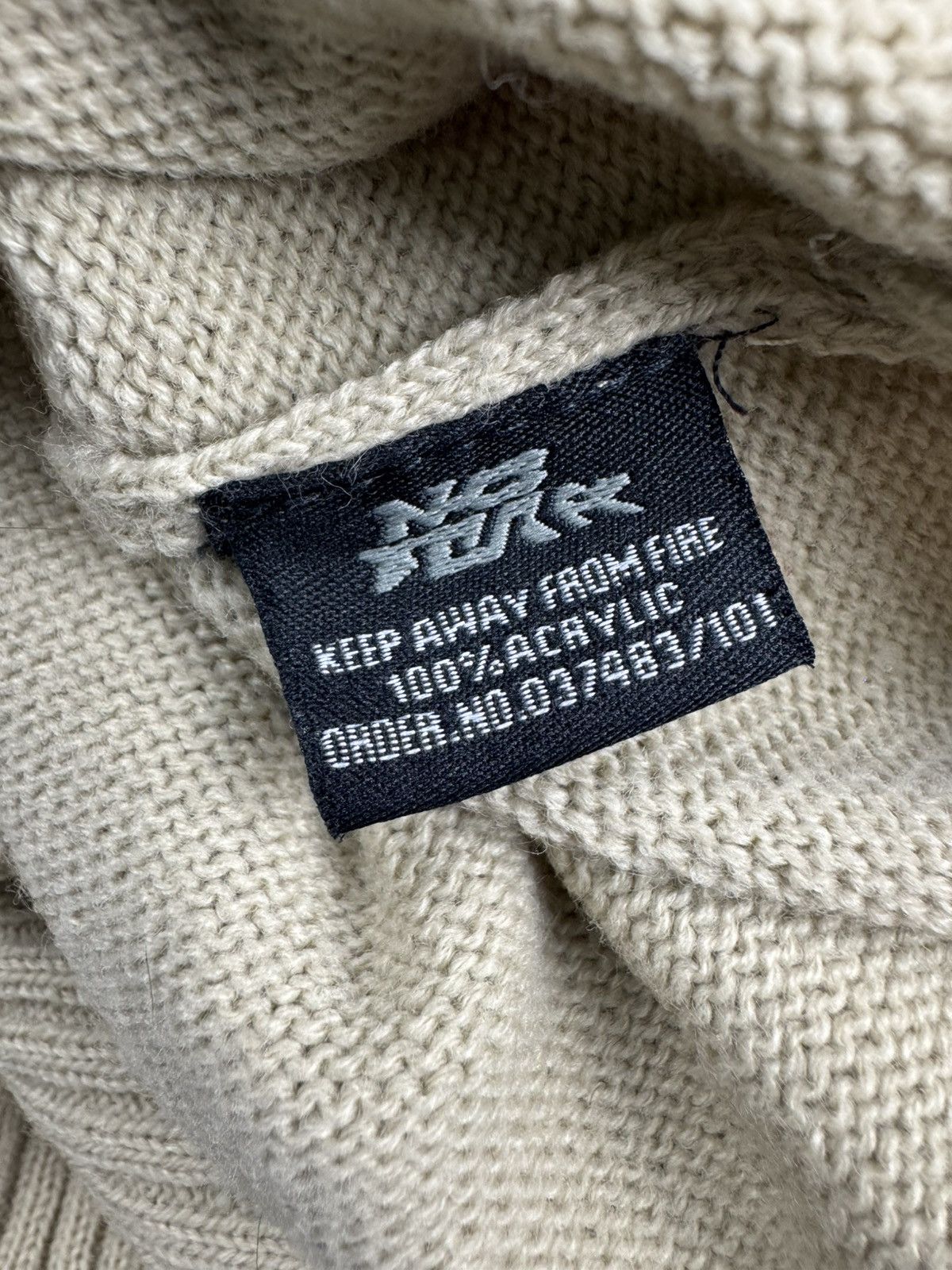 No Fear × Vintage Vintage 00s No Fear spellout sweater knit zip hoodie skate Size US M / EU 48-50 / 2 - 13 Thumbnail
