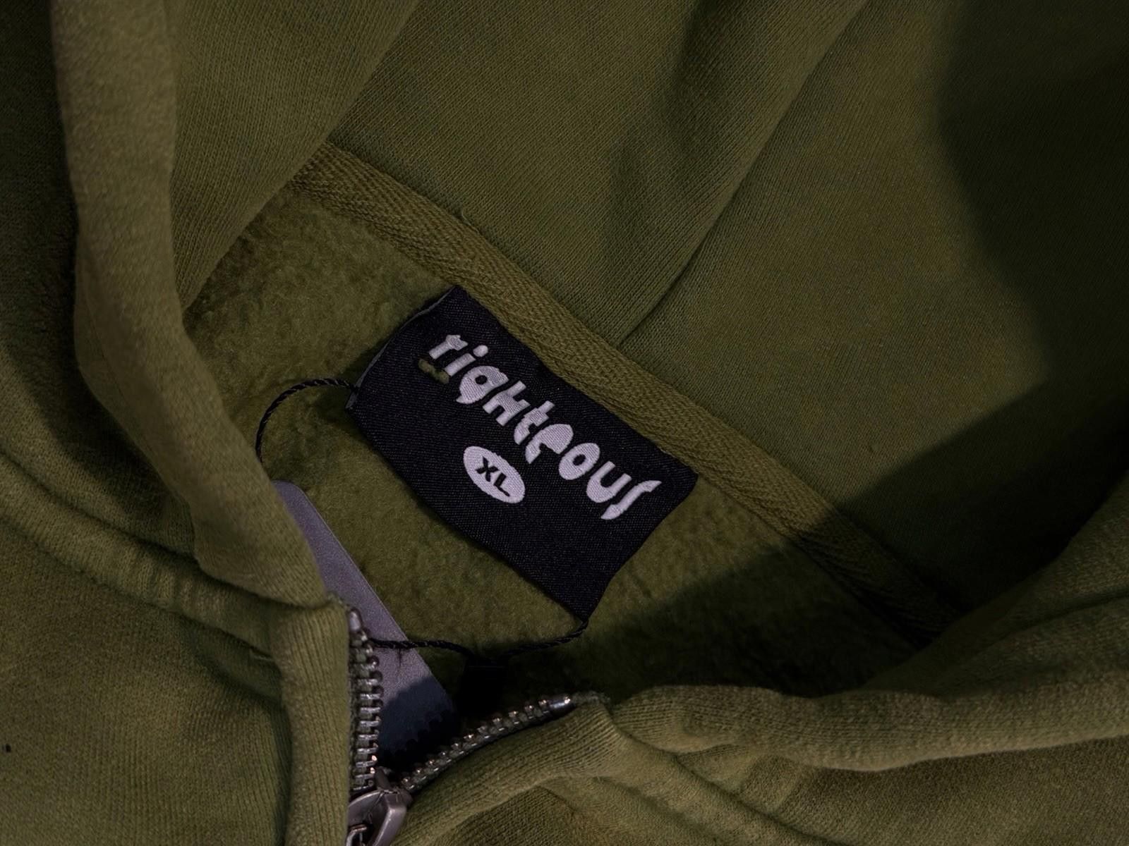 Other XL- We Are Righteous Green Zip Up Jesus Hoodie Size US XL / EU 56 / 4 - 7 Thumbnail