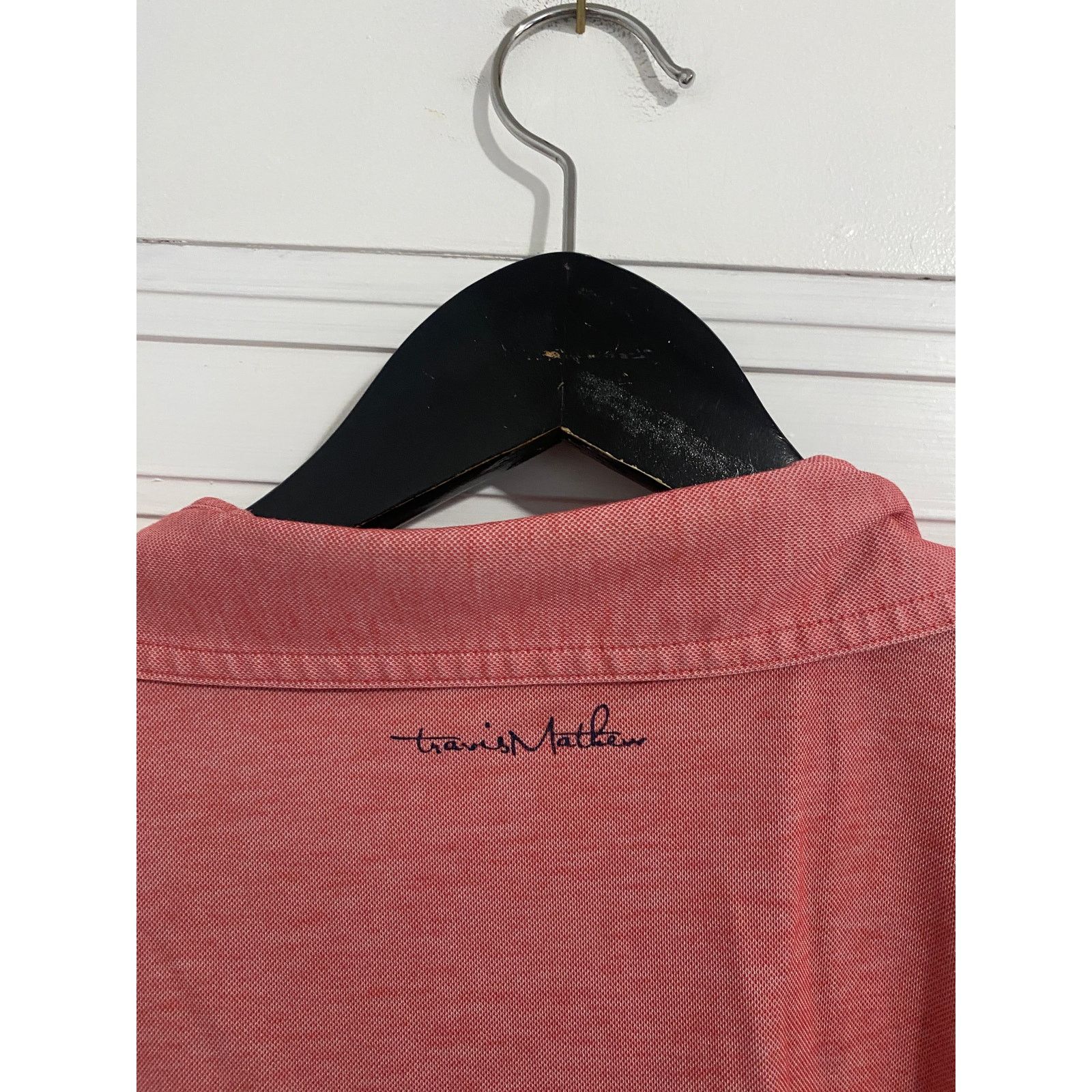 TravisMathew TravisMathew Light/ Dusty Red Golf Polo Men's Size Large Size US L / EU 52-54 / 3 - 7 Thumbnail