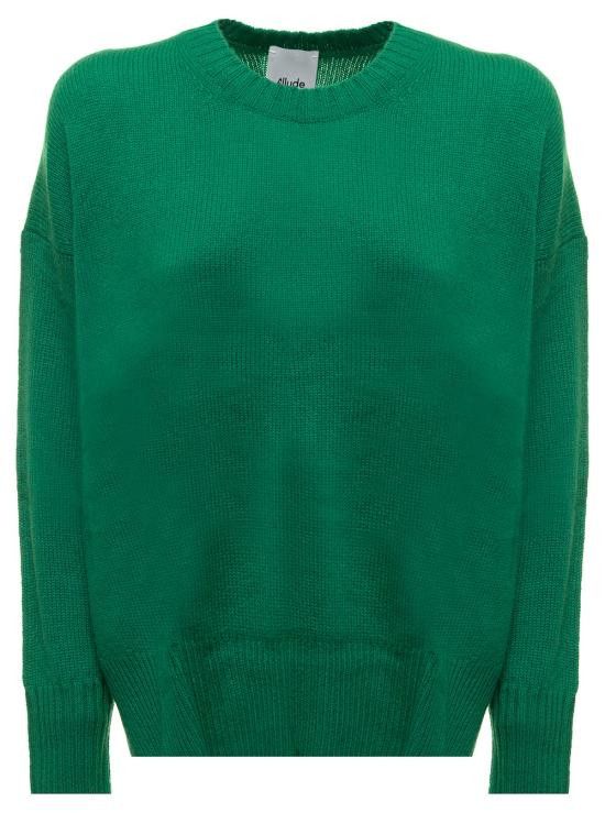 Allude ALLUDE Women Jackets 225111510033 Green Size XS / US 0-2 / IT 36-38 - 1 Thumbnail