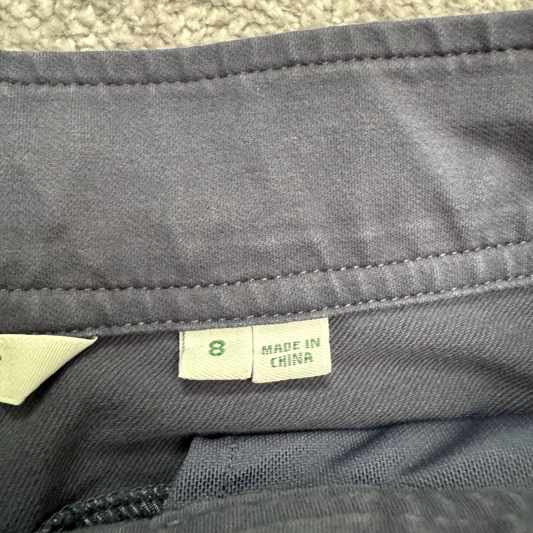 Orvis Orvis Straight Leg Cotton Trouser Womens 8 Dark Blue Flat Front Classic Casual Size 30" / US 8 / IT 44 - 6 Thumbnail