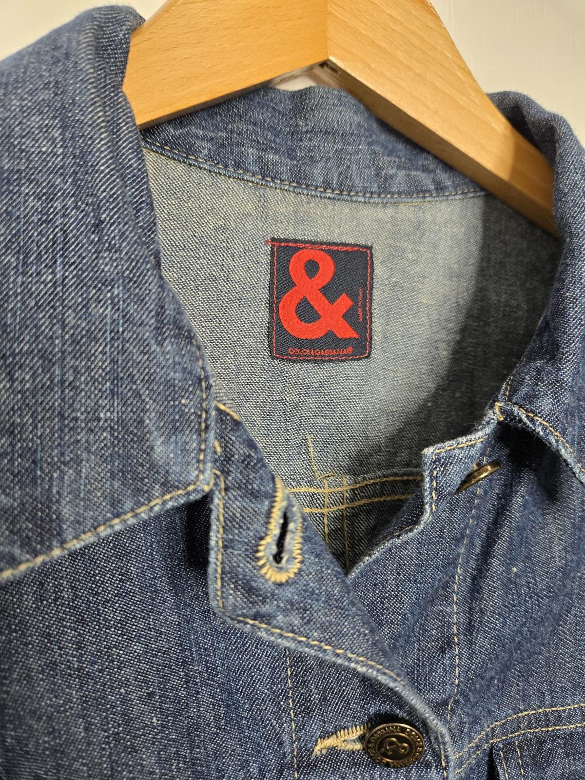 Dolce & Gabbana Dolce & Gabbana Jacket Women's Extra Small Denim 44 Blue Y2K Size XS / US 0-2 / IT 36-38 - 2 Thumbnail