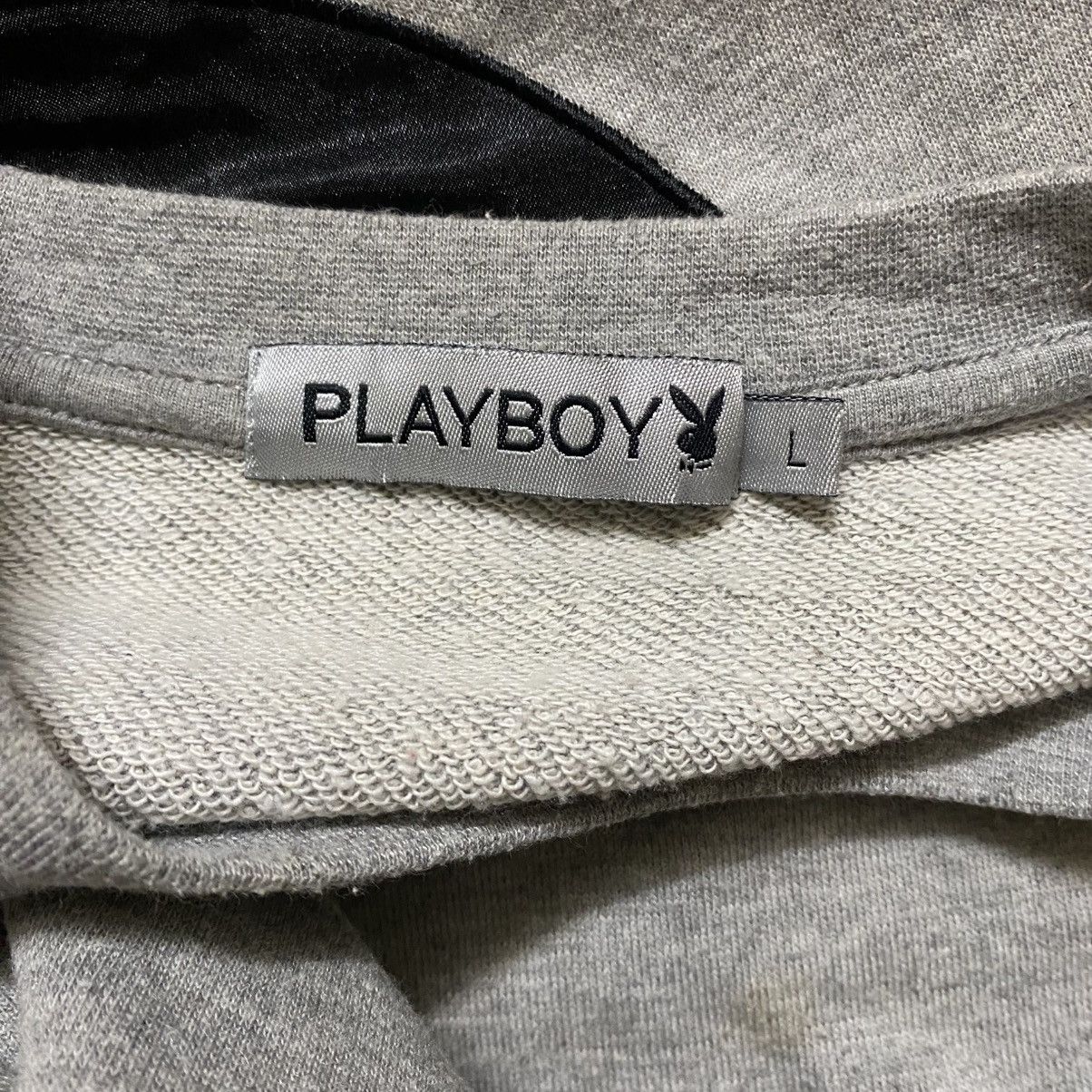 Playboy × Vintage Vintage 90s Playboy Big Logo Embroidery Sweatshirt Size US L / EU 52-54 / 3 - 15 Thumbnail