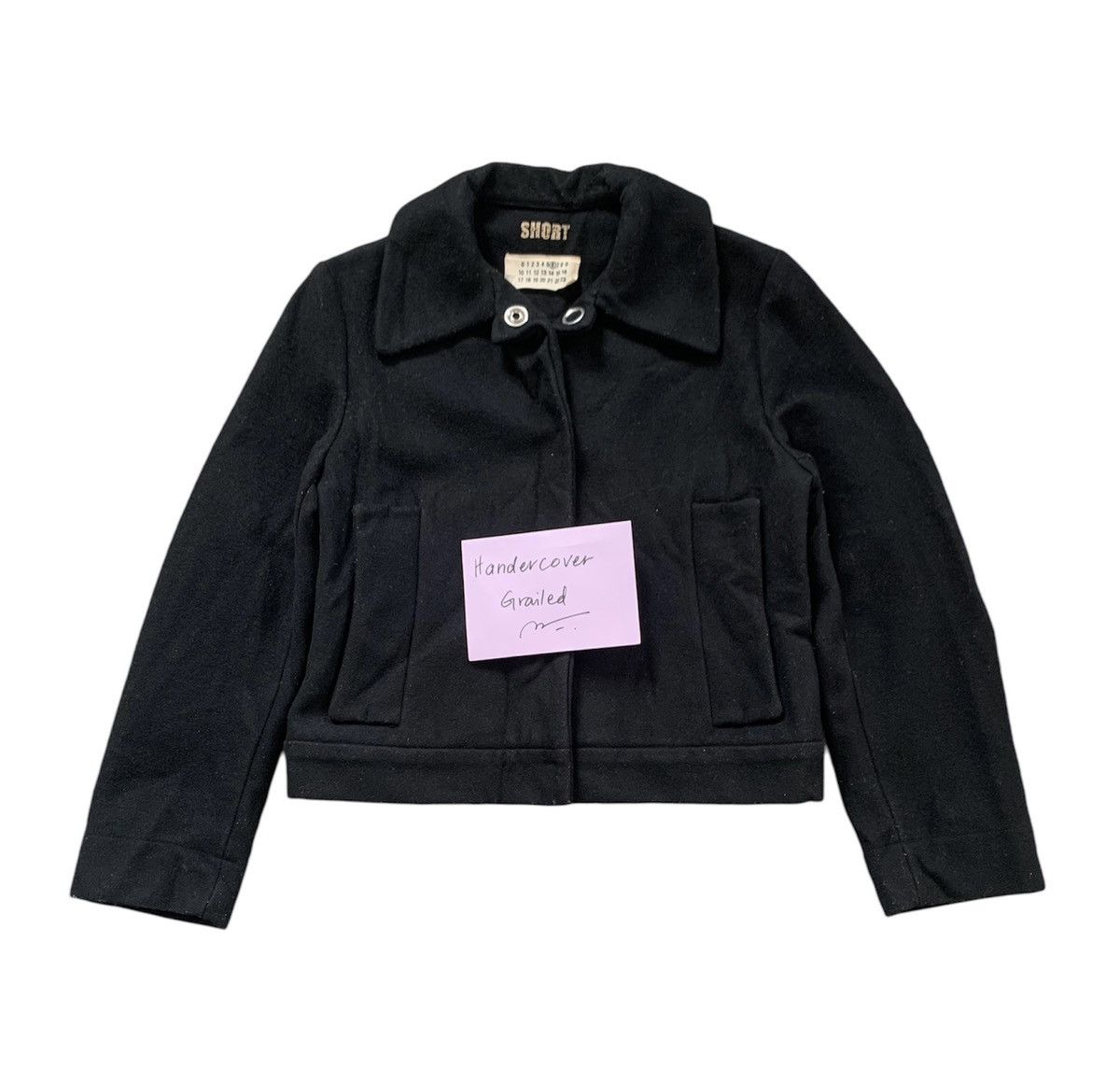 Maison Margiela Maison Margiela MM6 Short Blend Wool Jacket Size XS / US 0-2 / IT 36-38 - 1 Thumbnail