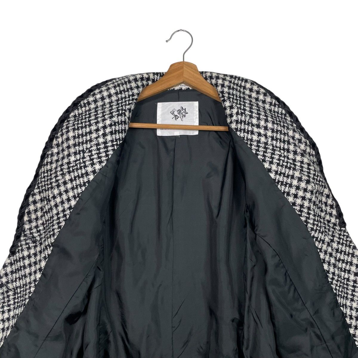 Japanese Brand Takeo Nishida Houndstooth Women Jacket Size M / US 6-8 / IT 42-44 - 12 Thumbnail