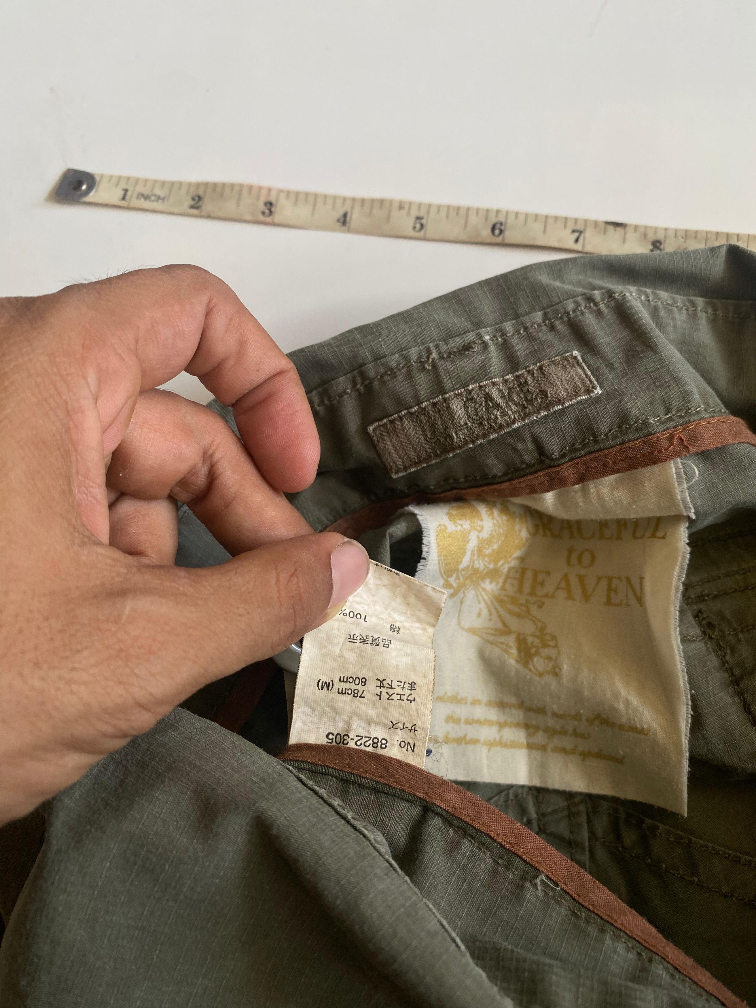 Japanese Brand Japanese Vintage Oilcake Military Size US 31 - 10 Thumbnail