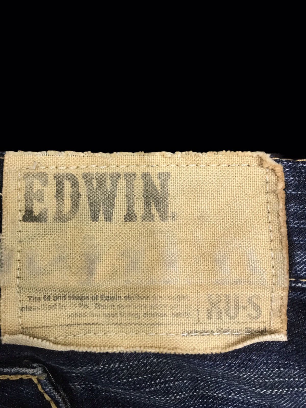 Edwin 💥FLARE💥ARCHIVAL EDWIN 401XVS STONE WASH DENIM F326 Size US 31 - 11 Thumbnail
