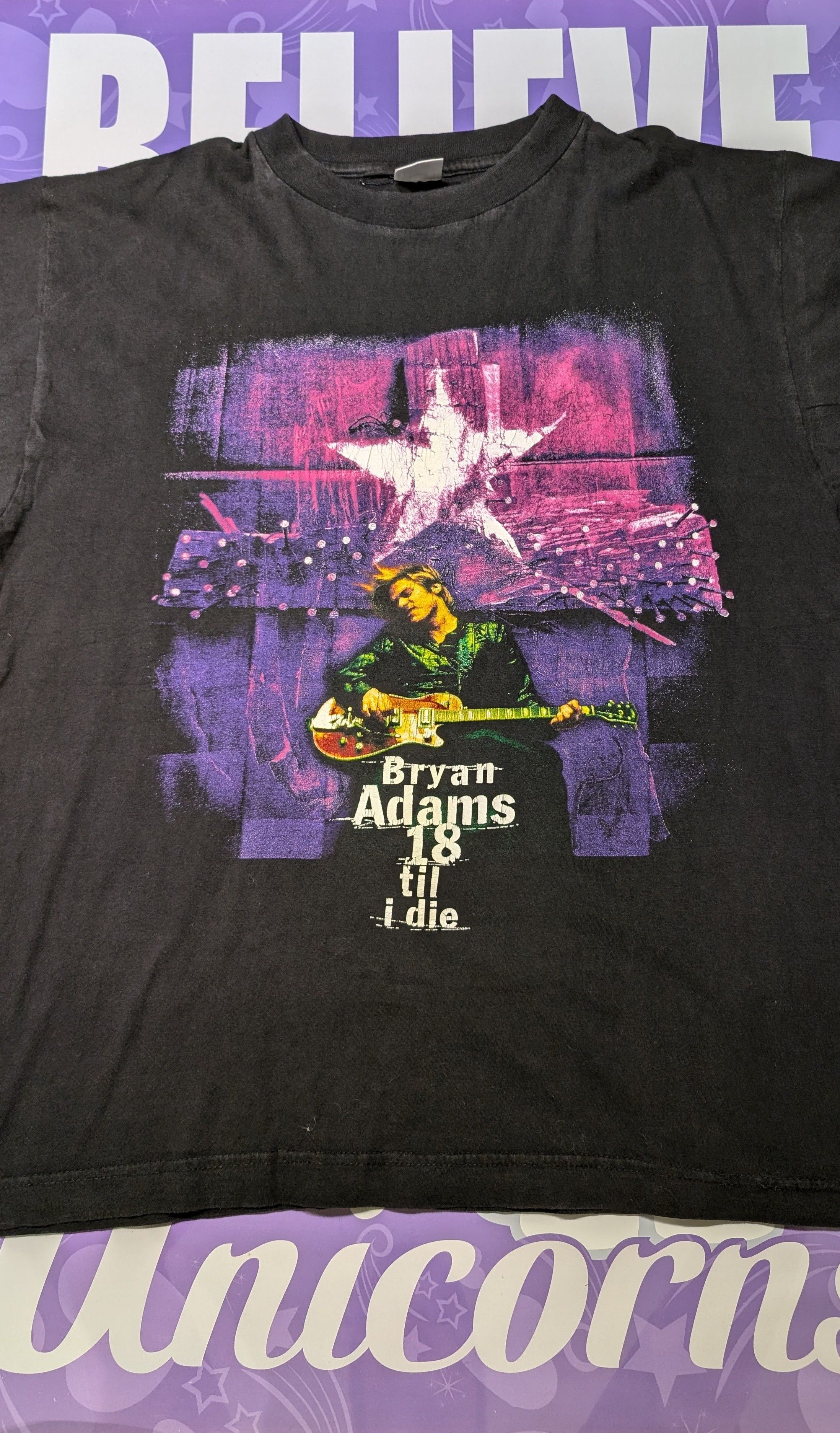 Vintage Vintage 90s Bryan Adams T-Shirt Size US L / EU 52-54 / 3 - 1 Thumbnail