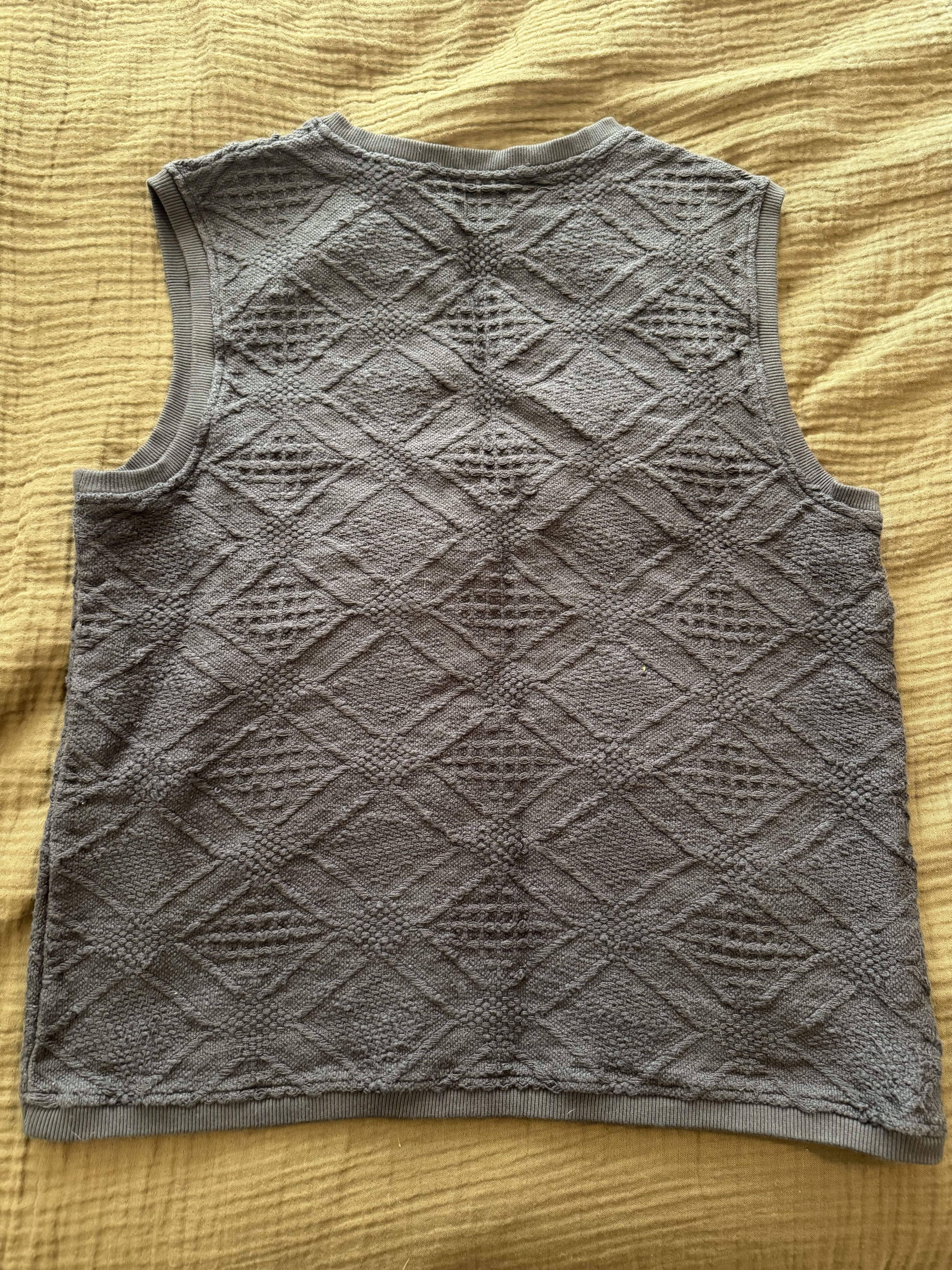 18 East 18 East BURI “SWEATER” VEST - OMBRE BLUE HANDLOOM Size US M / EU 48-50 / 2 - 3 Thumbnail
