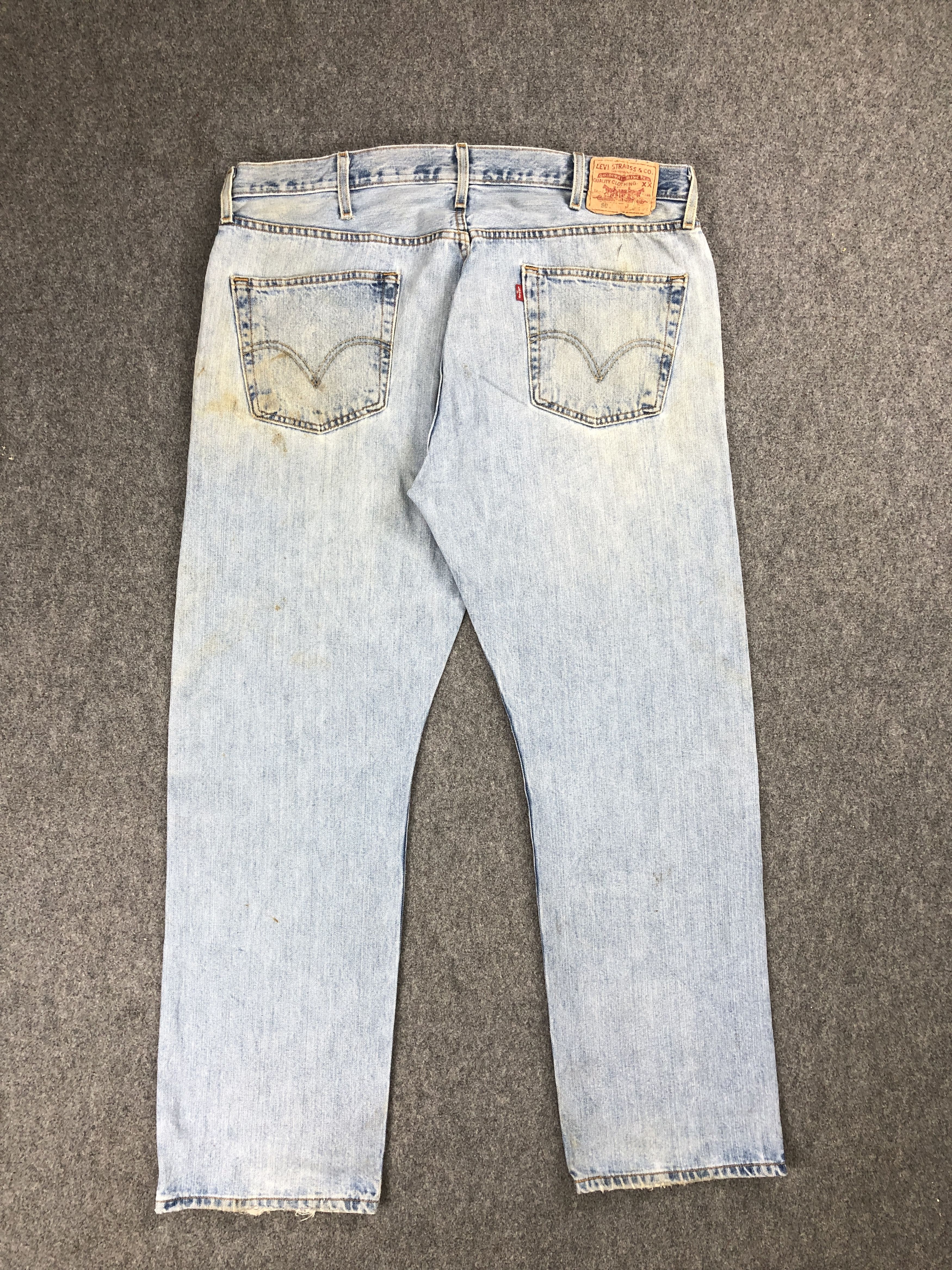 Levi's Vintage Levis 501 Light Washed Jeans DP2262 Size US 40 / EU 56 - 3 Thumbnail