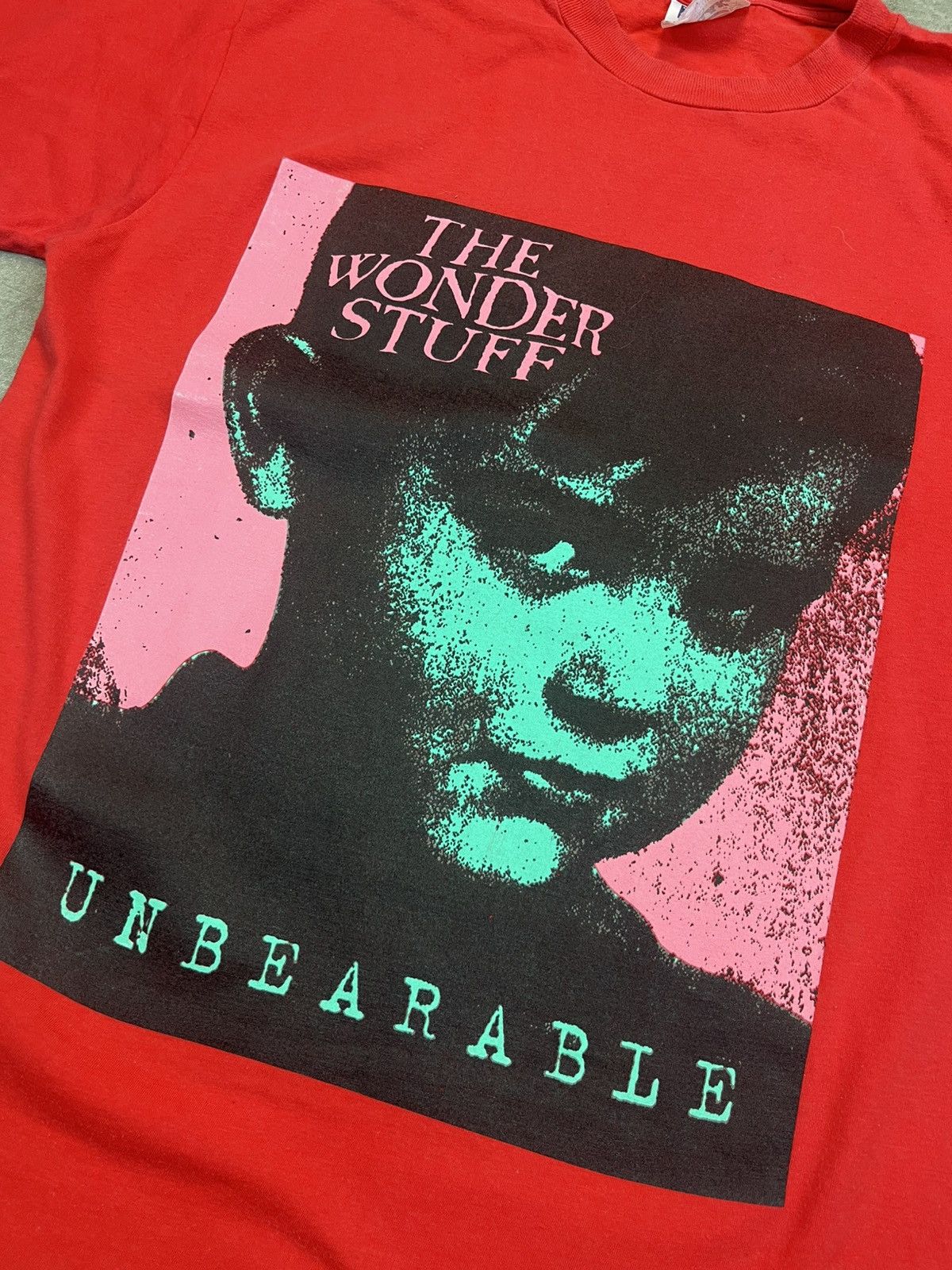 Band Tees × Japanese Brand × Vintage AIRAK THE WONDER STUFF UNBEARABLE BAND TEE 80’s Size US L / EU 52-54 / 3 - 2 Thumbnail
