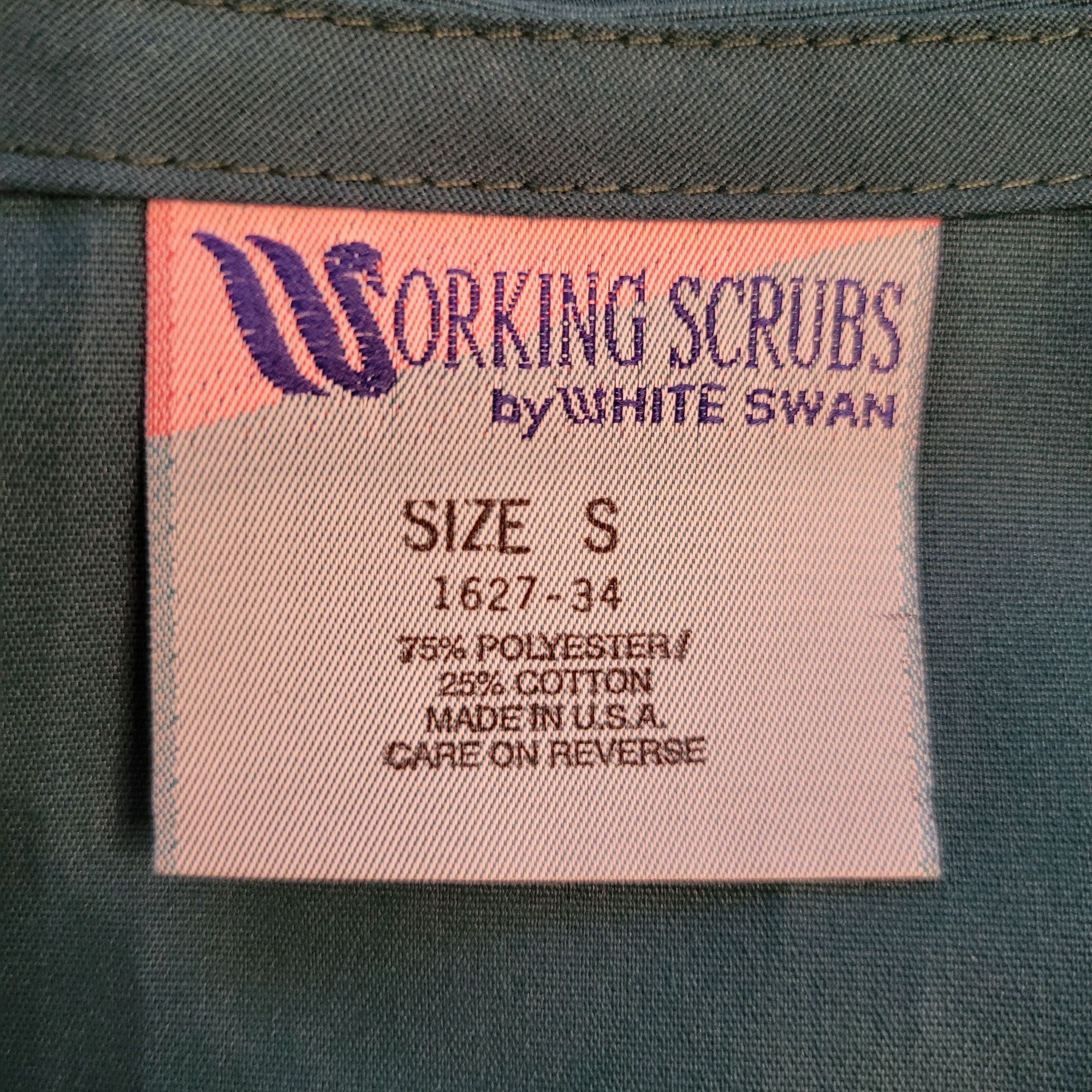 Other Working Scrubs Dress White Swan S Sleeveless Jumper Button Size S / US 4 / IT 40 - 2 Thumbnail