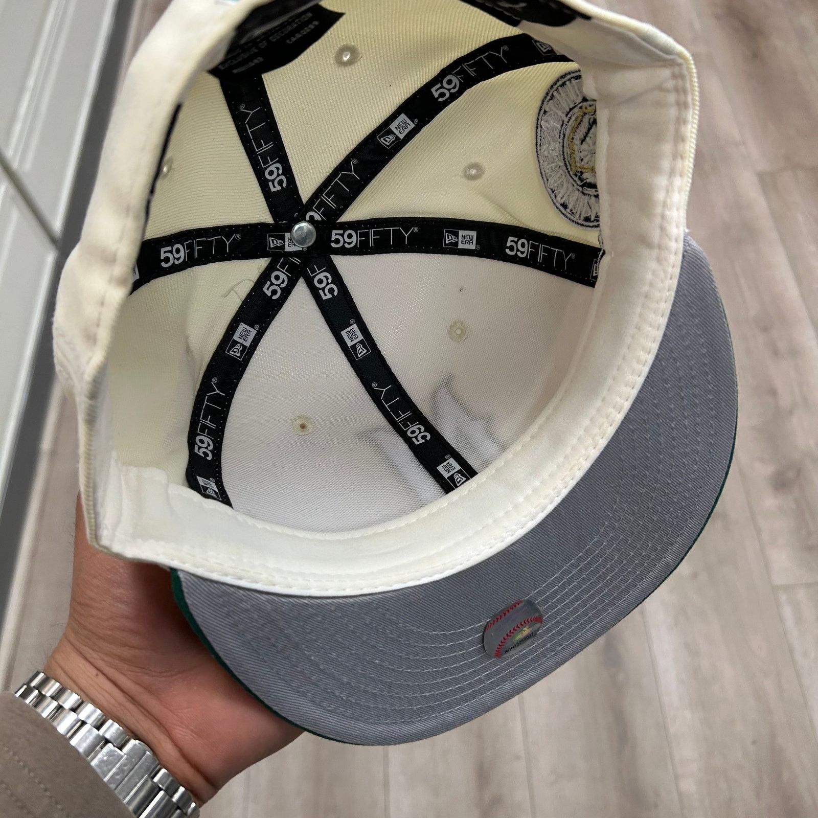 New Era Milwaukee Brewers Hat Men 7 1/4 59Fifty New Era Fitted Cap Size ONE SIZE - 7 Thumbnail