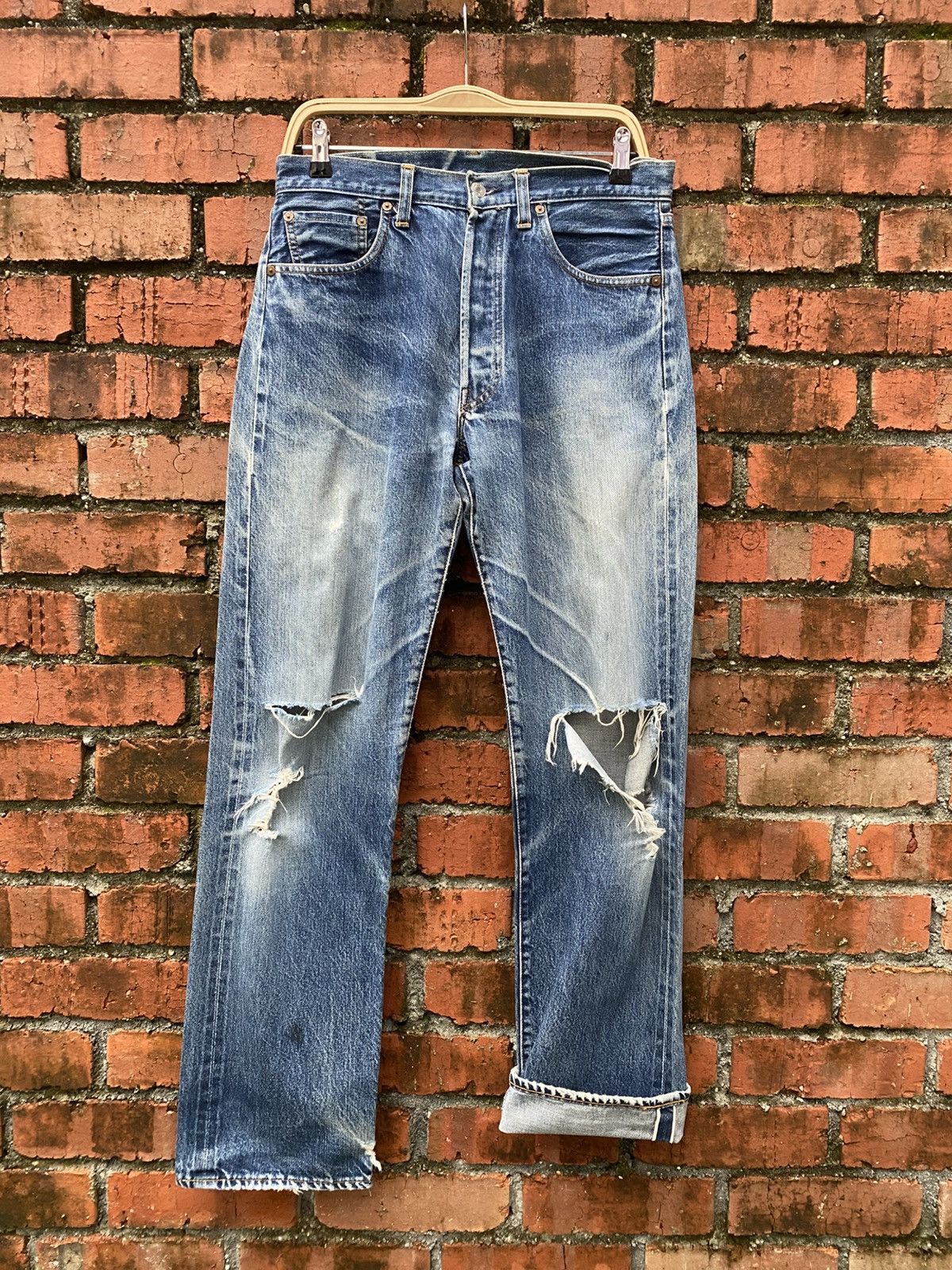 Levi's × Levi's Vintage Clothing × Vintage W32x32 Vintage levi's 501xx redline big E made in USA Size US 32 / EU 48 - 1 Thumbnail