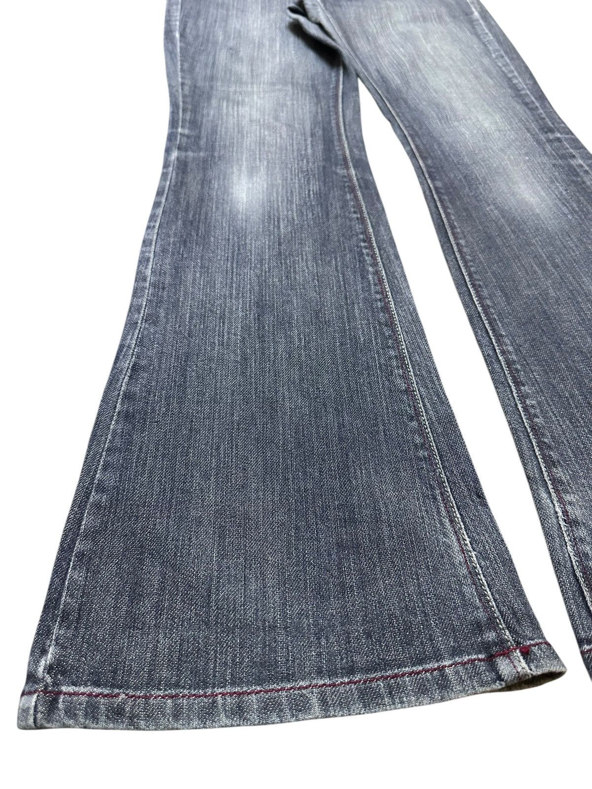 Japanese Brand DJ Jeans With Wideleg Bootcut Style and Faded Wash Size US 28 / EU 44 - 8 Thumbnail