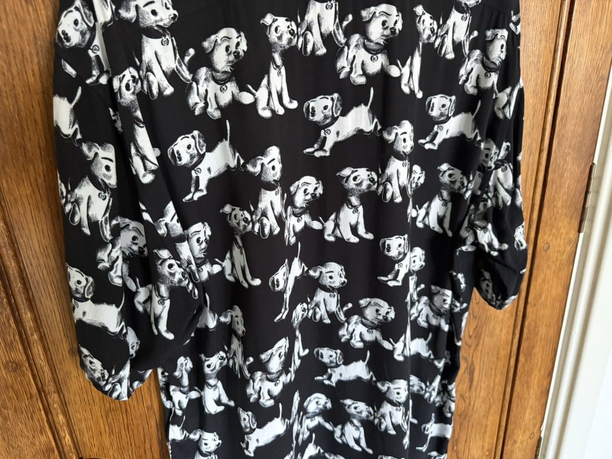 Celine SS22 Celine black white puppy Hawaiian shirt Hedi Slimane Size US S / EU 44-46 / 1 - 16 Thumbnail