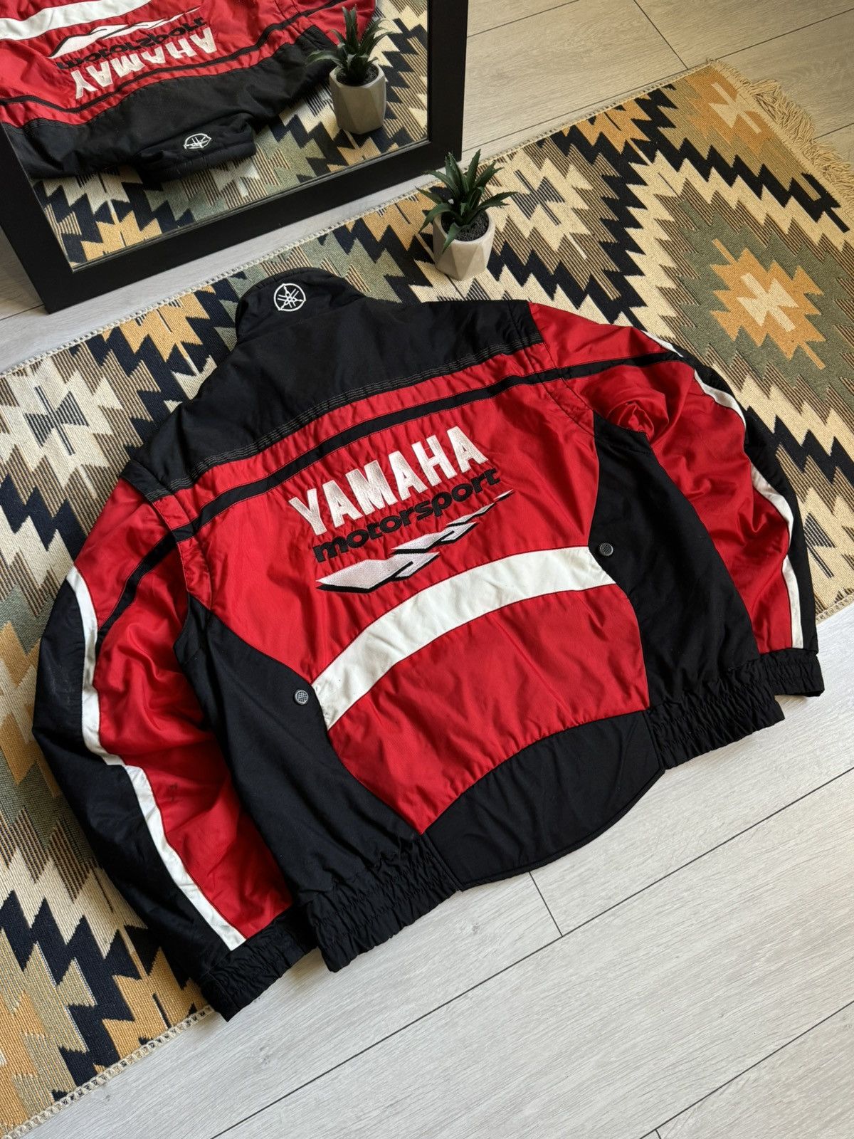 Yamaha Vintage Yamaha Motorsport Transformer 2in1 Racing Jacket Size US L / EU 52-54 / 3 - 3 Thumbnail