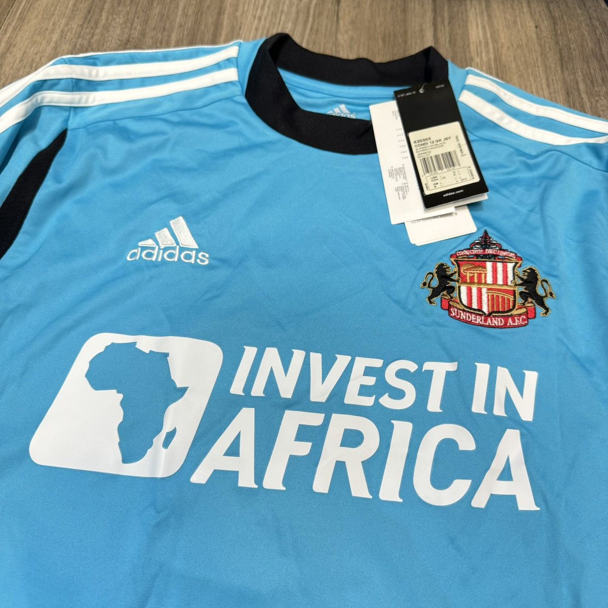 Adidas Sunderland 12/13 goalkeeper shirt #22 Mignolet (Bnwt) Size US L / EU 52-54 / 3 - 3 Thumbnail