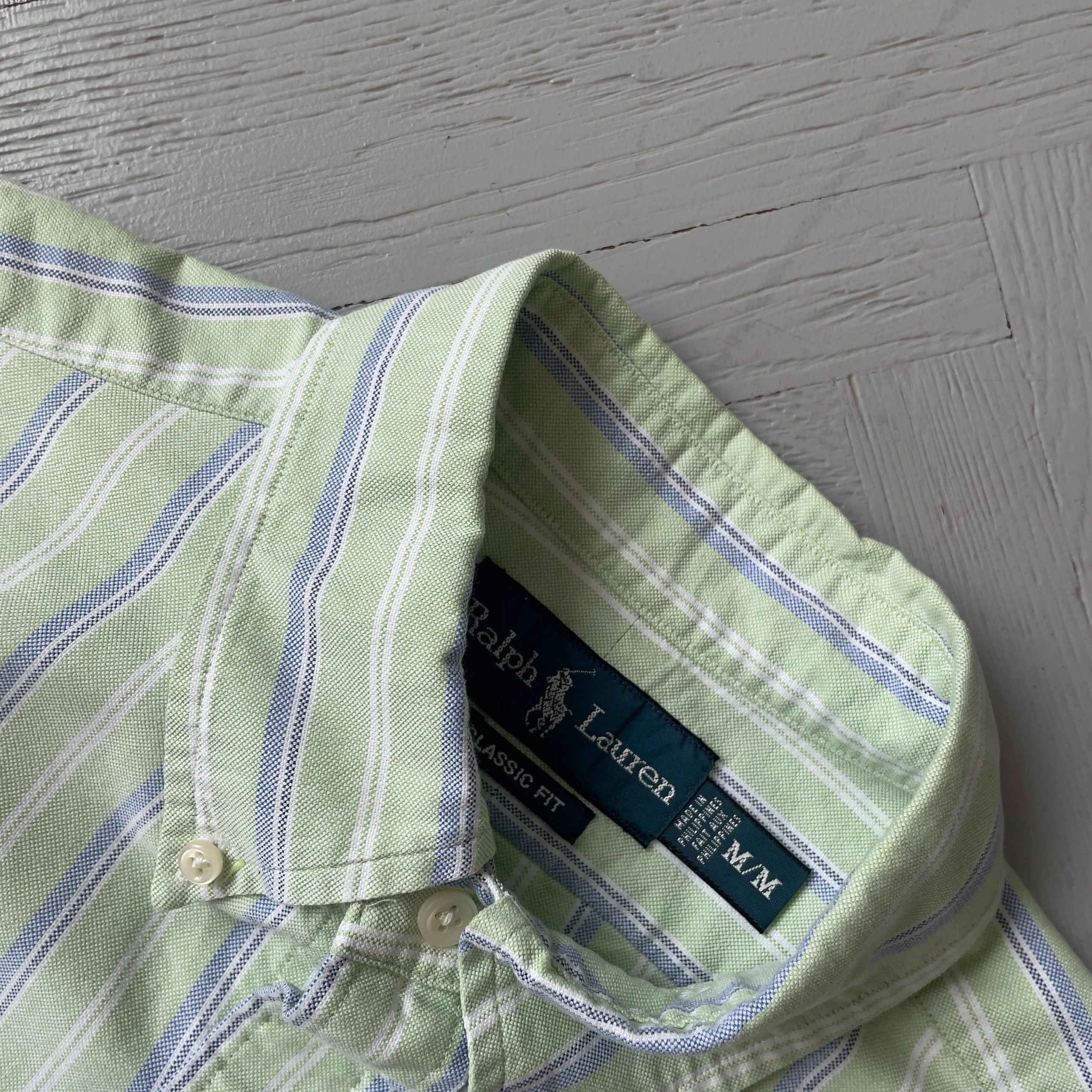 Polo Ralph Lauren Vintage Polo Ralph Lauren Preppy Striped Shirt Size US M / EU 48-50 / 2 - 5 Thumbnail