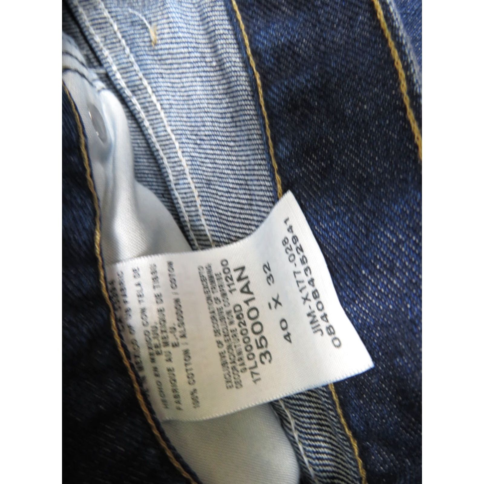 Wrangler NOS With tags Wrangler Relaxed Fit Ranch farm jeans 40X32 dark blue Size US 40 / EU 56 - 4 Thumbnail