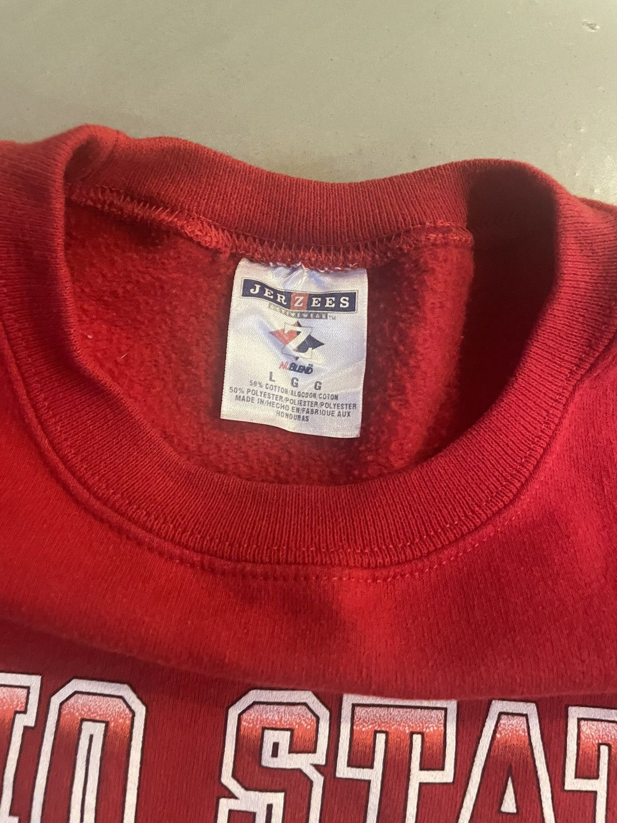 Jerzees × Vintage Vintage jerzees Ohio state crewneck Size US L / EU 52-54 / 3 - 3 Thumbnail