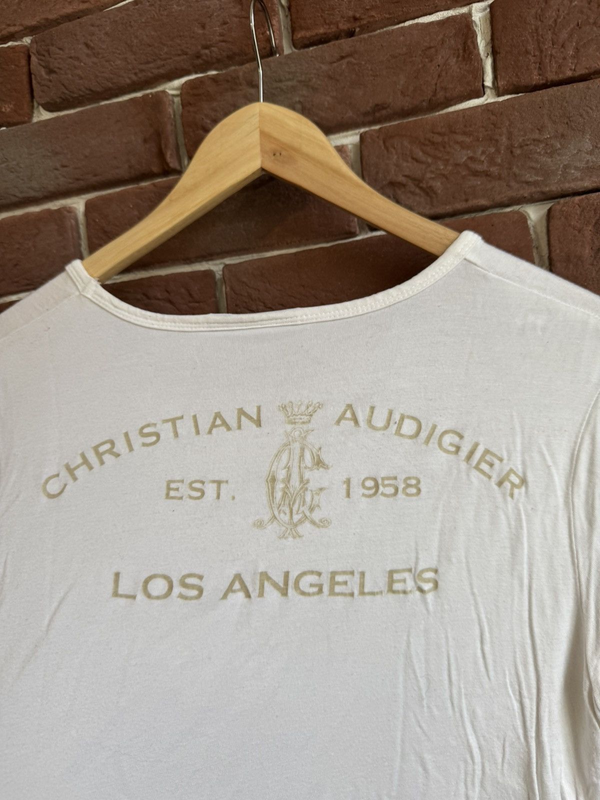 Ed Hardy Y2K Christian Audigier Mother Of God Christ Jesus Tee 00s Size L / US 10 / IT 46 - 5 Thumbnail