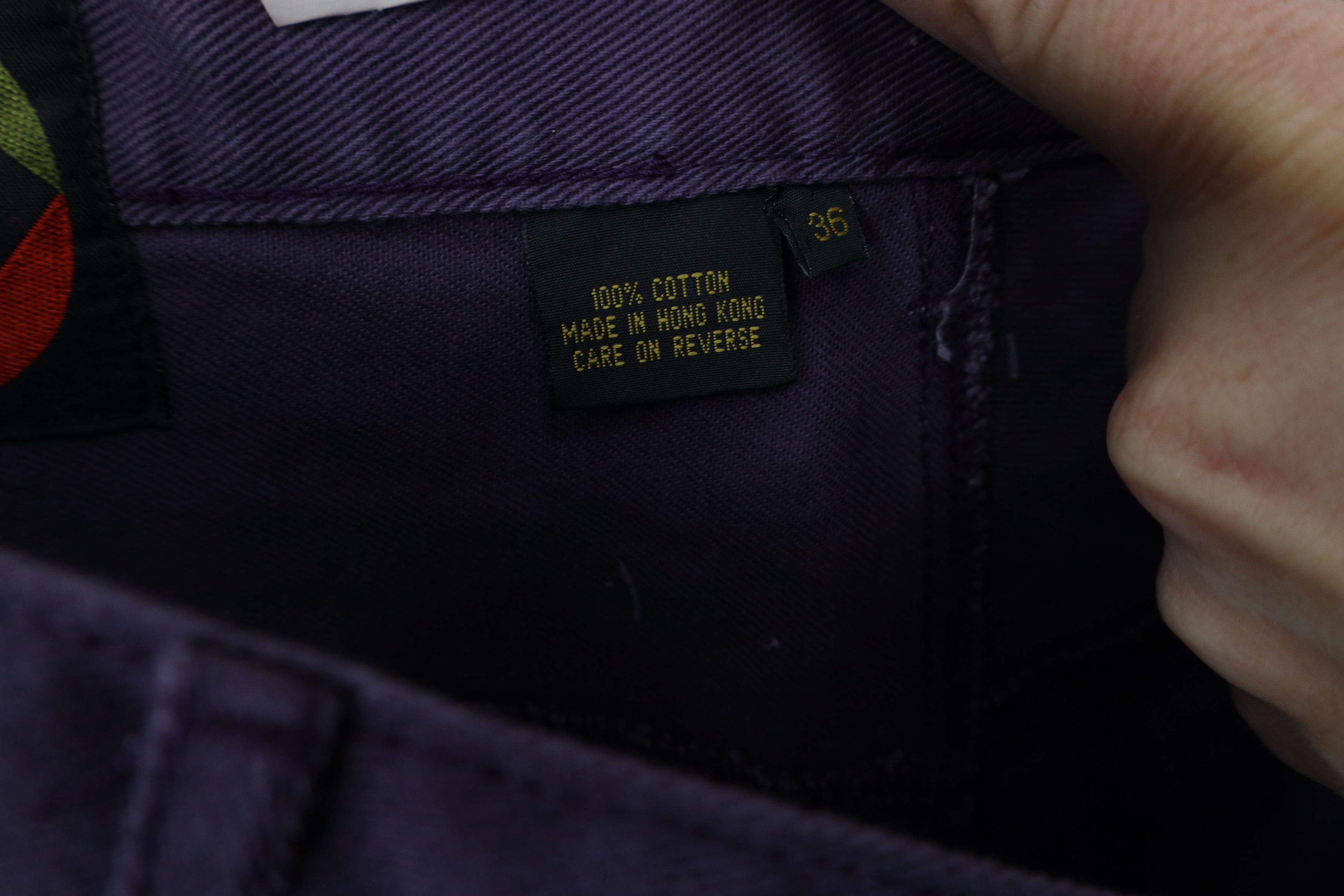 Fila Deadstock Vintage 90s Fila Baggy Skateboard Jeans Purple Size US 36 / EU 52 - 7 Thumbnail