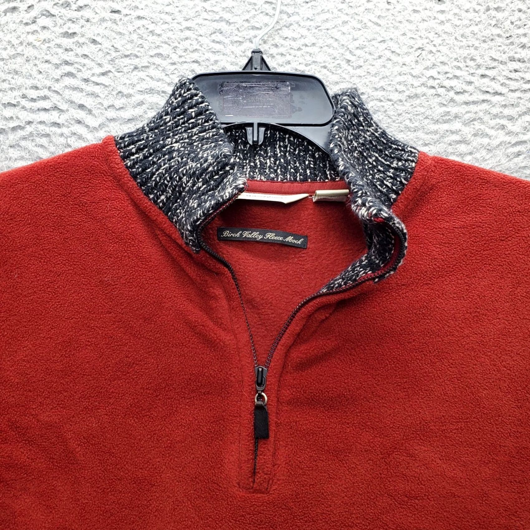 Eddie Bauer VINTAGE Eddie Bauer Birch Valley Fleece Mock Sweater Mens M Dark Red Long Sleeve Size US M / EU 48-50 / 2 - 5 Thumbnail
