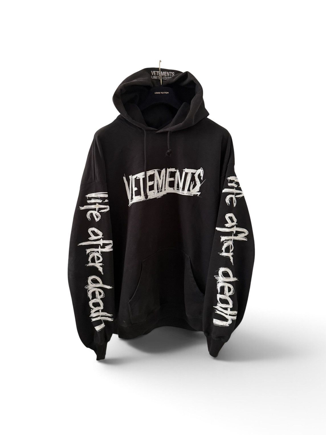 Vetements Vetements Black World Tour / Life After Death Hoodie