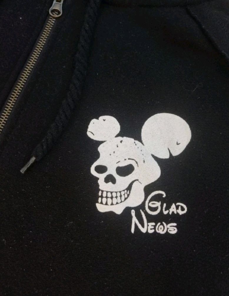 If Six Was Nine Glad News - Skulls Mickey Mouse Big Full Print Size US M / EU 48-50 / 2 - 3 Thumbnail