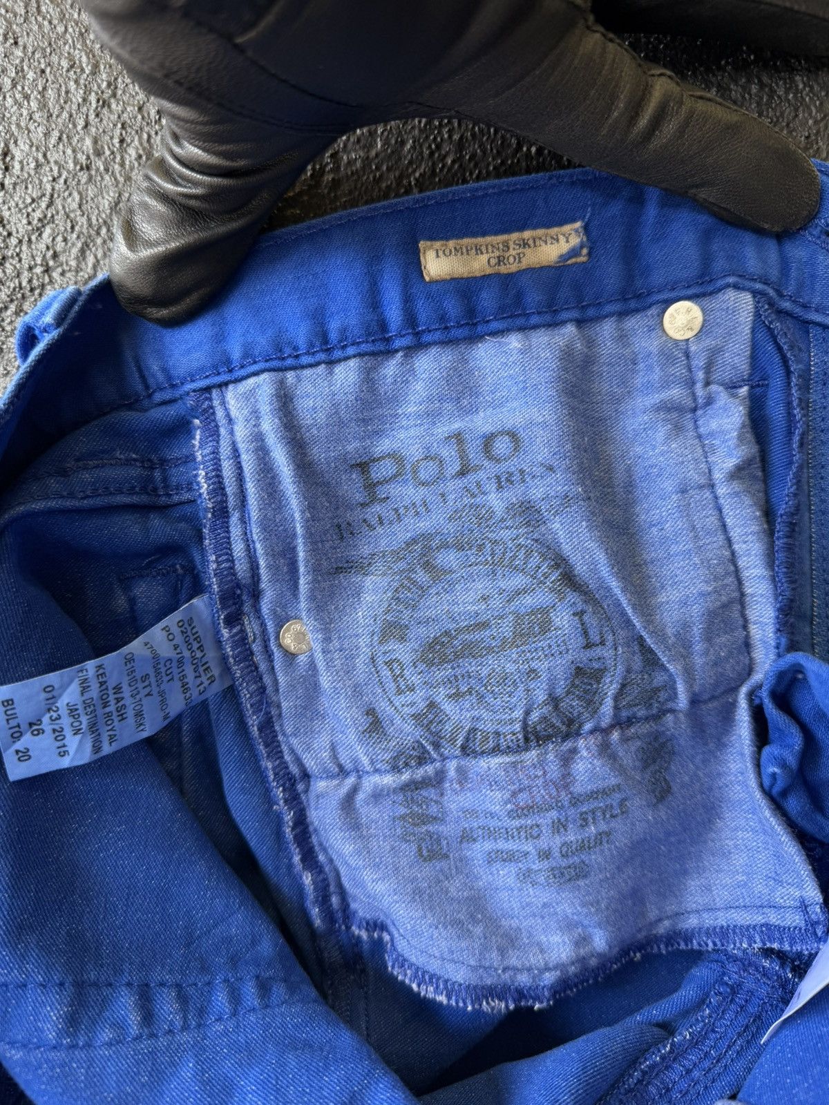Polo Ralph Lauren Vibrant Blue Polo Ralph Lauren Tompkins Skinny Crop Jeans Size 28" / US 6 / IT 42 - 12 Thumbnail