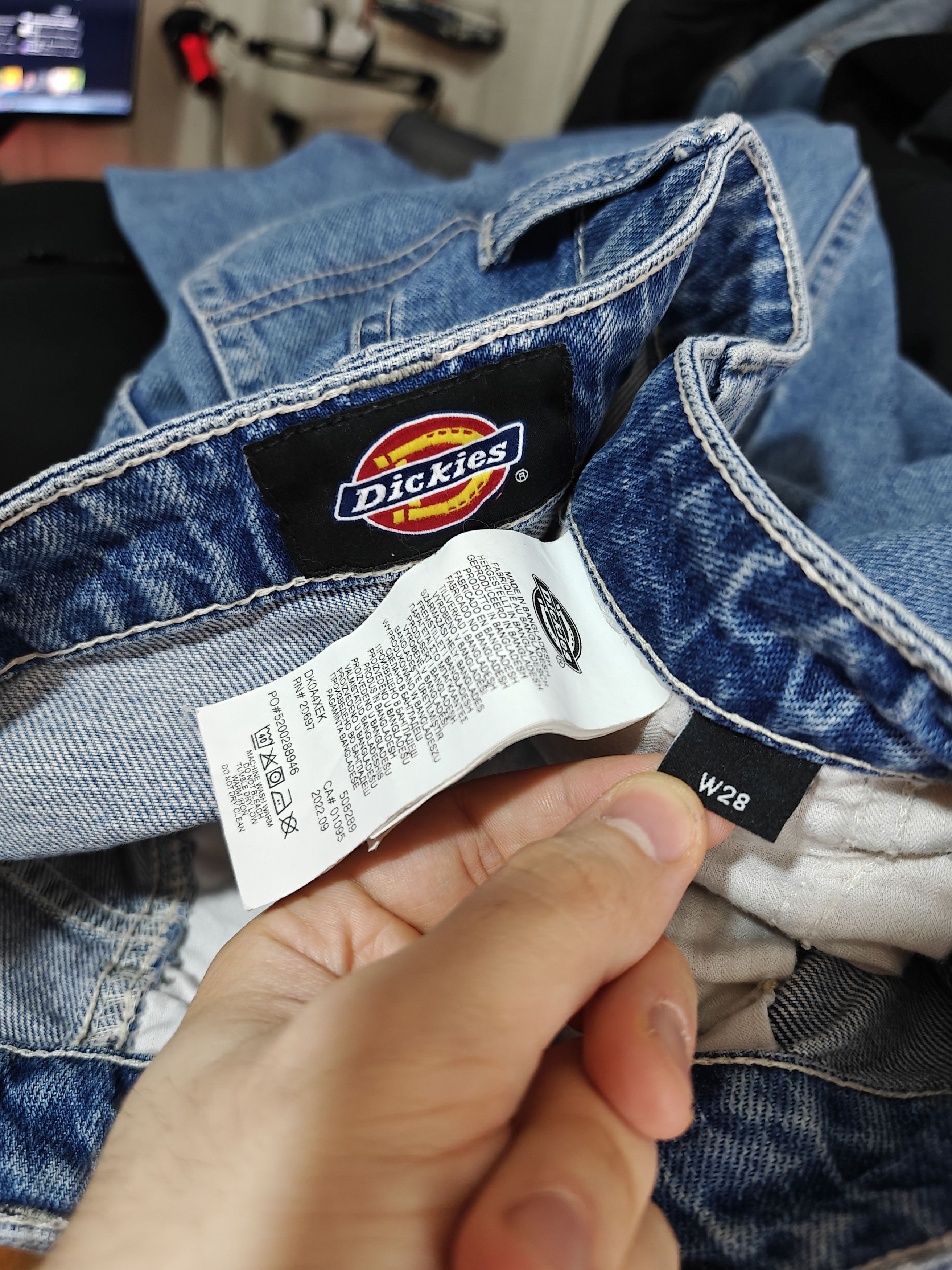 Dickies Dickies Denim Jeans Blue Pants size 28x29 Size US 28 / EU 44 - 11 Thumbnail