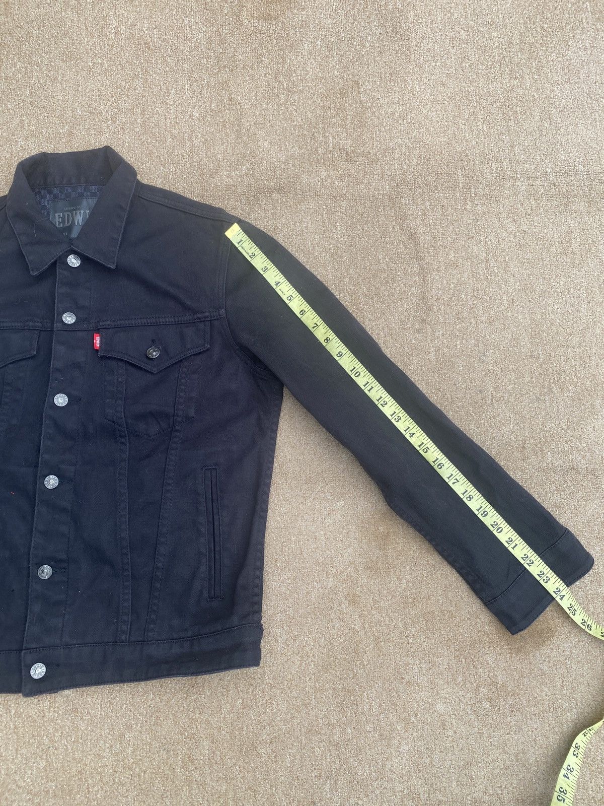 Edwin Vintage edwin black tag denim jacket Size US L / EU 52-54 / 3 - 7 Thumbnail
