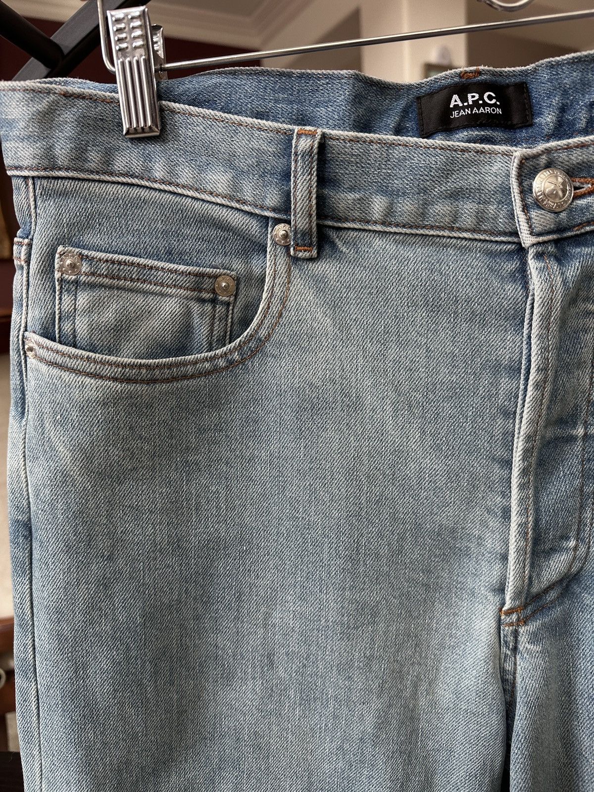 A.P.C. A.P.C. Blue Aaron Jeans Size 31 Size US 33 - 2 Thumbnail