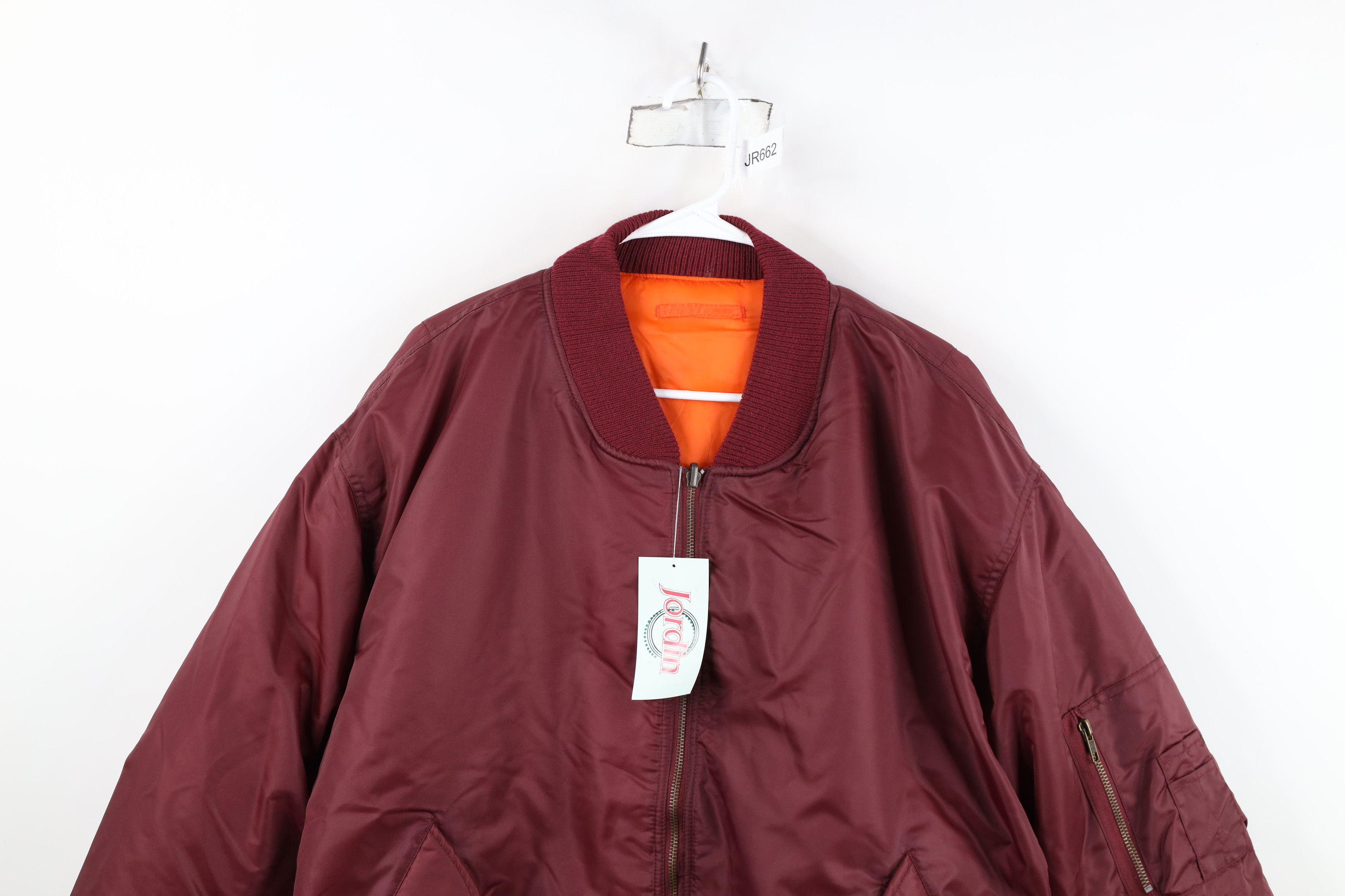 Vintage Deadstock Vintage 90s Streetwear Reversible Bomber Jacket Size US L / EU 52-54 / 3 - 2 Thumbnail