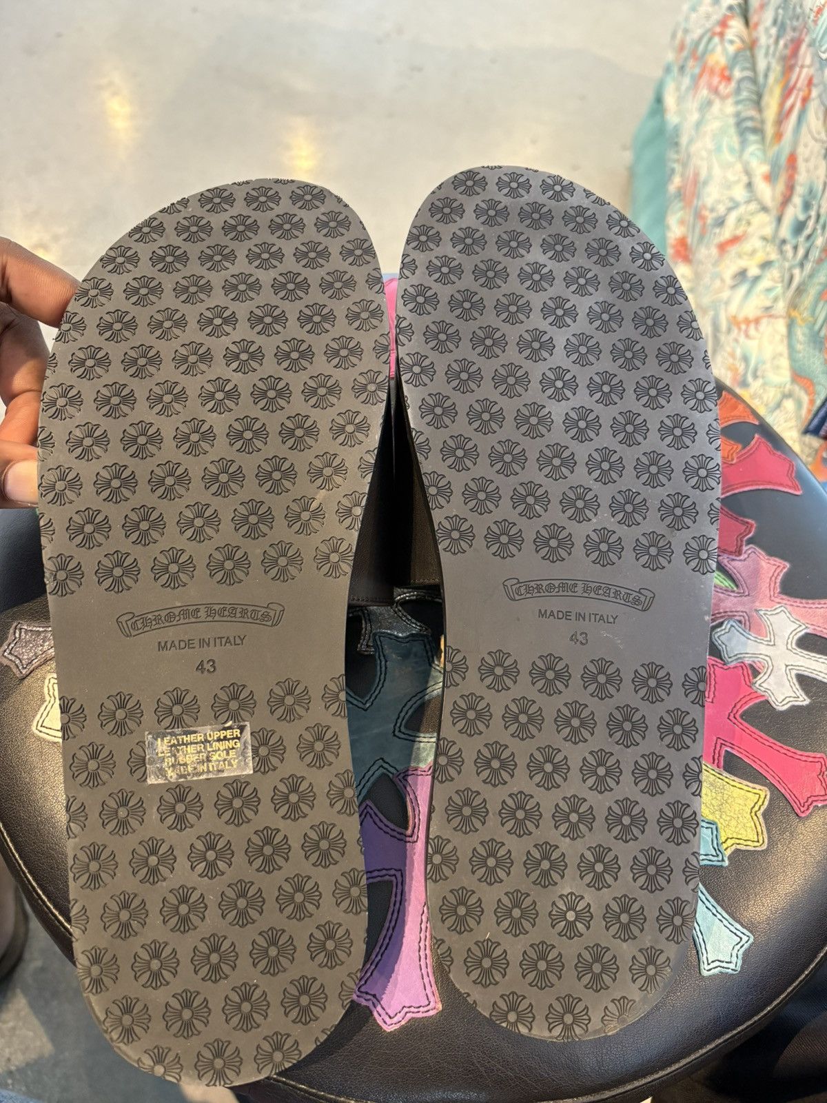 Chrome Hearts Chrome hearts slippers Size US 10 / EU 43 - 4 Thumbnail