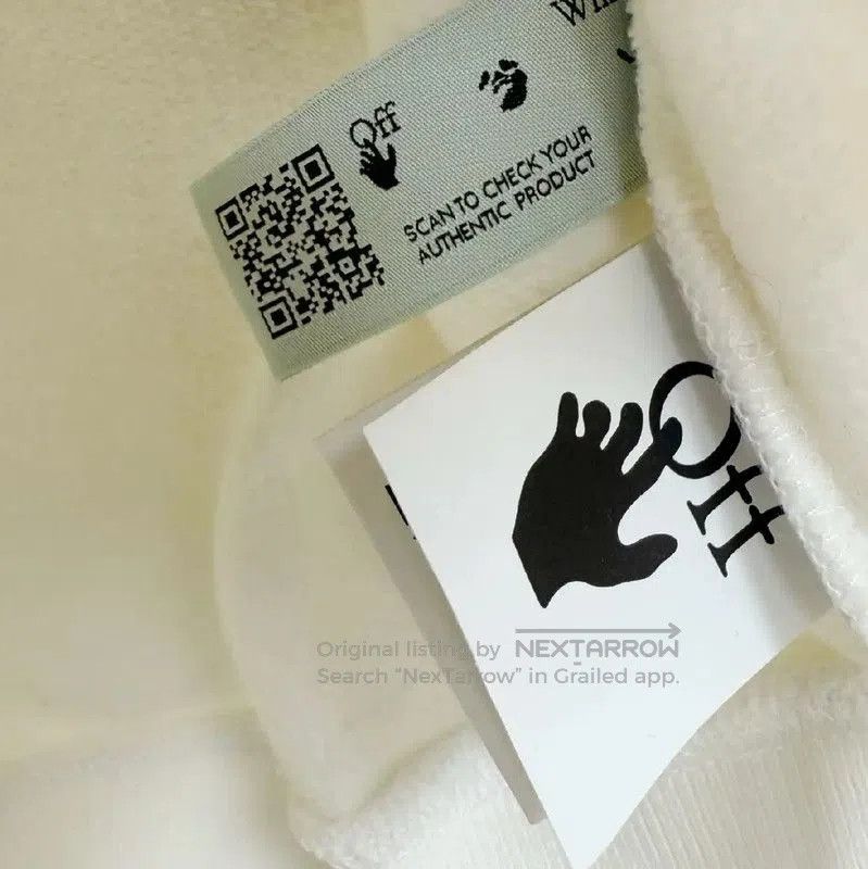 Off-White Off-White Men's White Long Sleeve Sweatshirt . Size US S / EU 44-46 / 1 - 6 Thumbnail