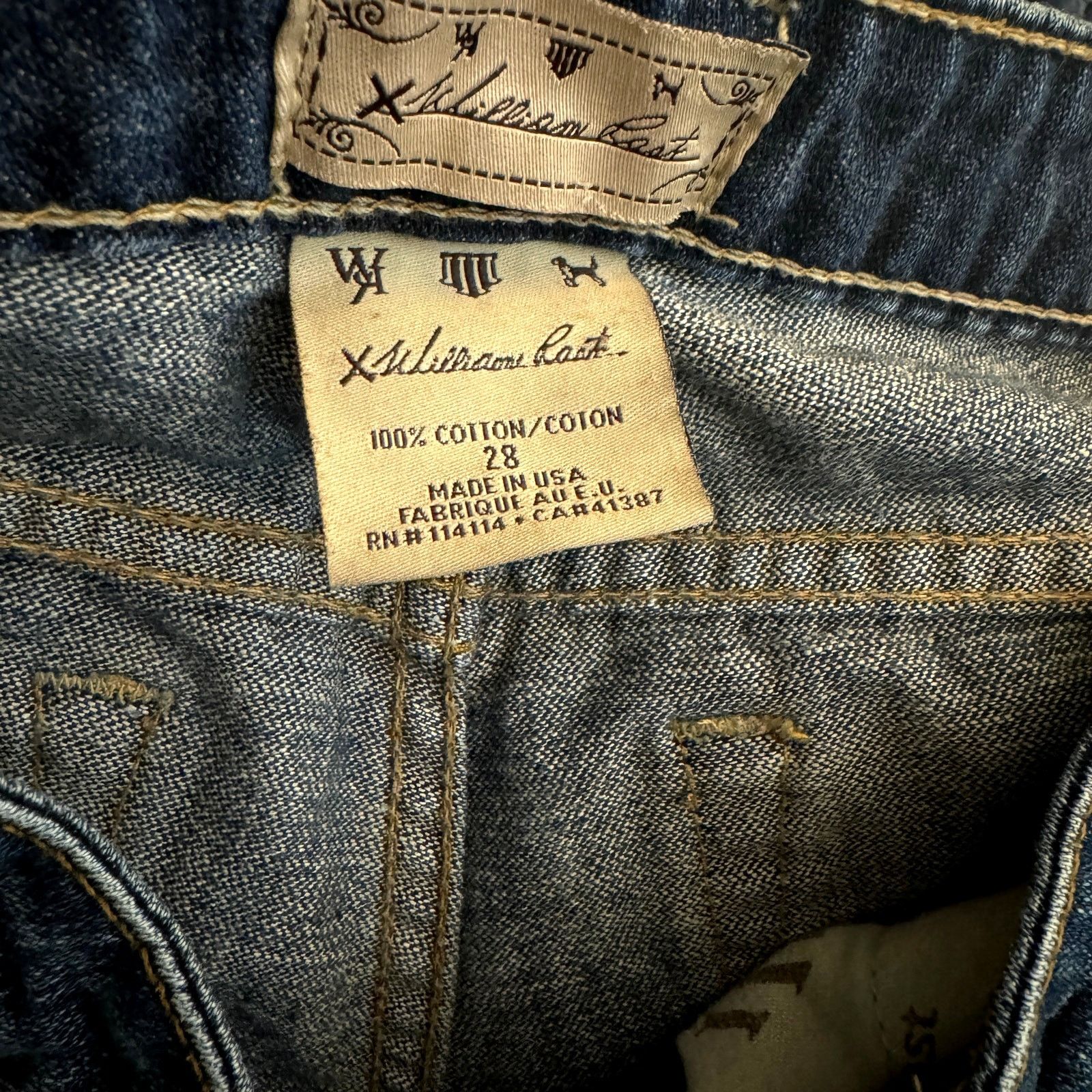 William Rast William Rast Daisy Low Rise Distressed Super Flare Jeans Size 28" / US 6 / IT 42 - 8 Thumbnail