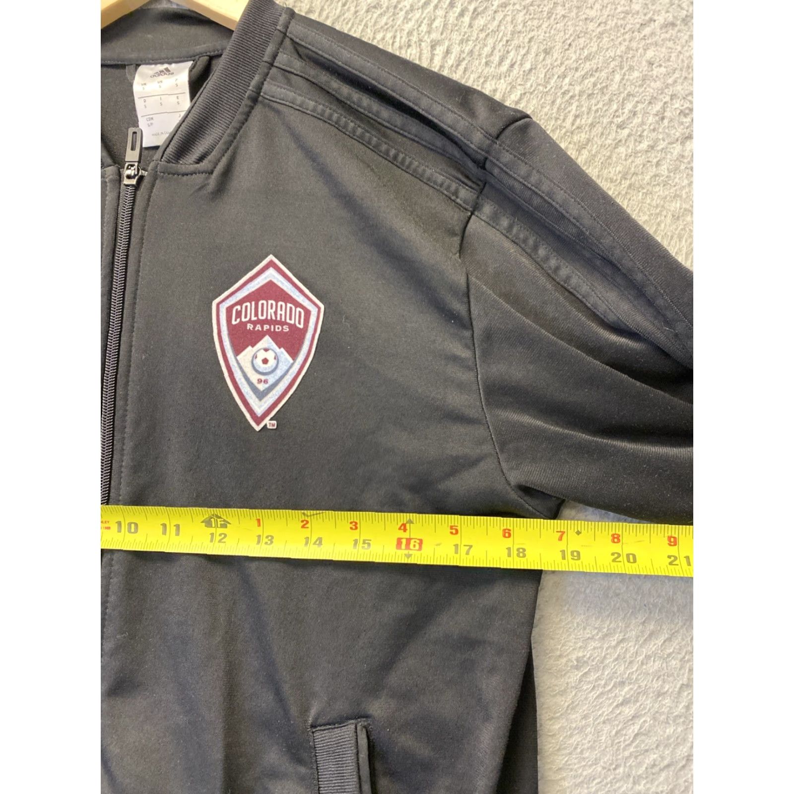 Adidas Adidas Colorado Rapids Jacket Men's S Black Track Top 80s Mens Size US S / EU 44-46 / 1 - 5 Thumbnail