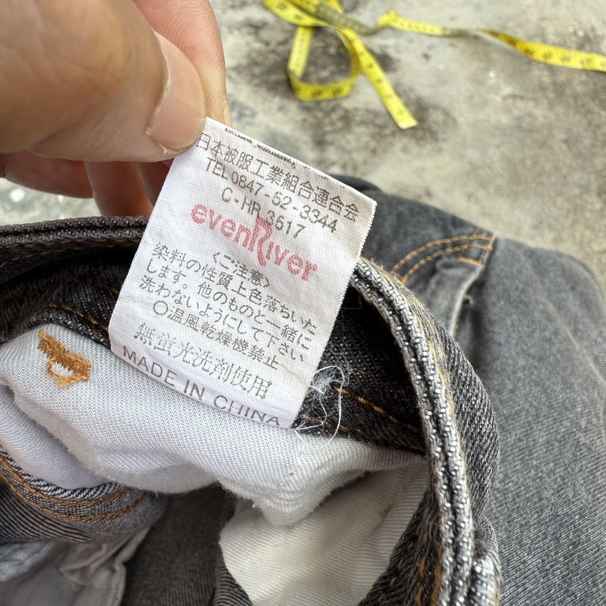 Japanese Brand VINTAGE EVENRIVER FADED BLACK JEAN DENIM CARGO PANTS Size US 34 / EU 50 - 12 Thumbnail
