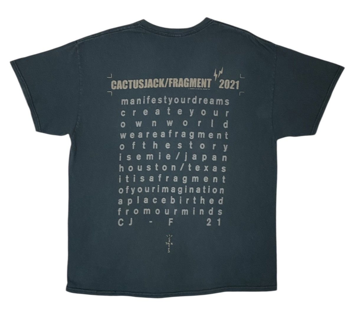Cactus Plant Flea Market × Travis Scott Rare🔥 Travis Scott Cactus Jack Fragment Shirt washed black Size US L / EU 52-54 / 3 - 7 Thumbnail