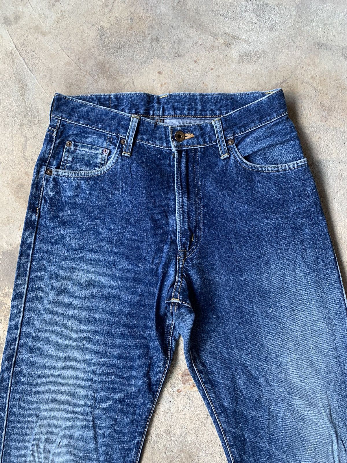 Edwin × Vintage Edwin 505XX Selvedge Distressed Denim Size US 29 - 6 Thumbnail