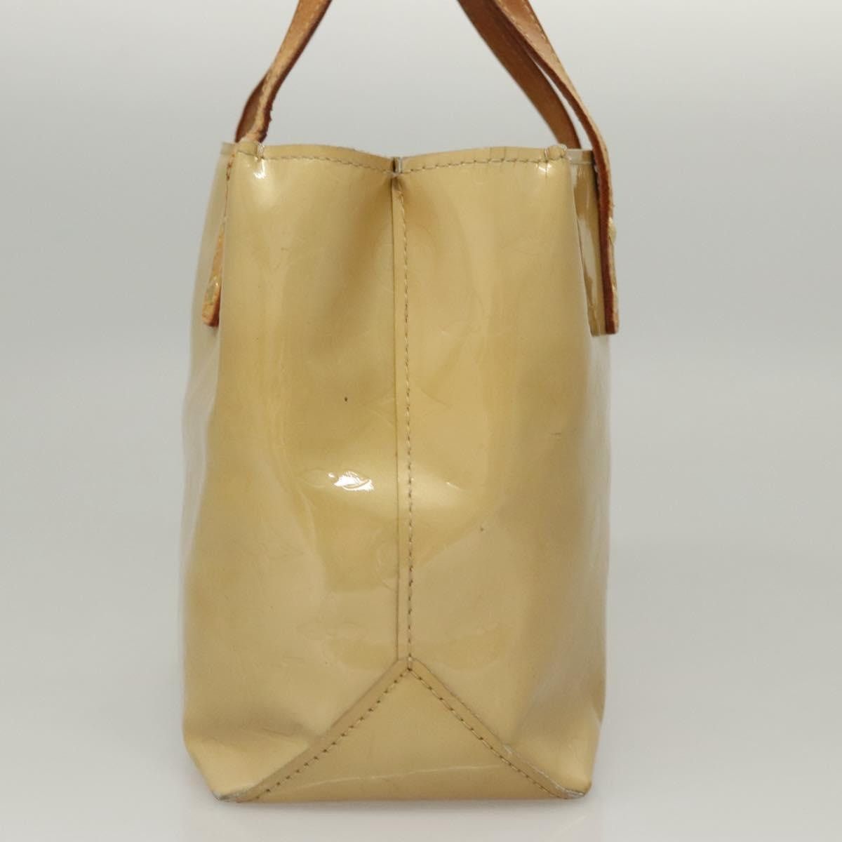 Louis Vuitton LOUIS VUITTON Monogram Vernis Reade PM Hand Bag Beige M91334 Size ONE SIZE - 3 Thumbnail