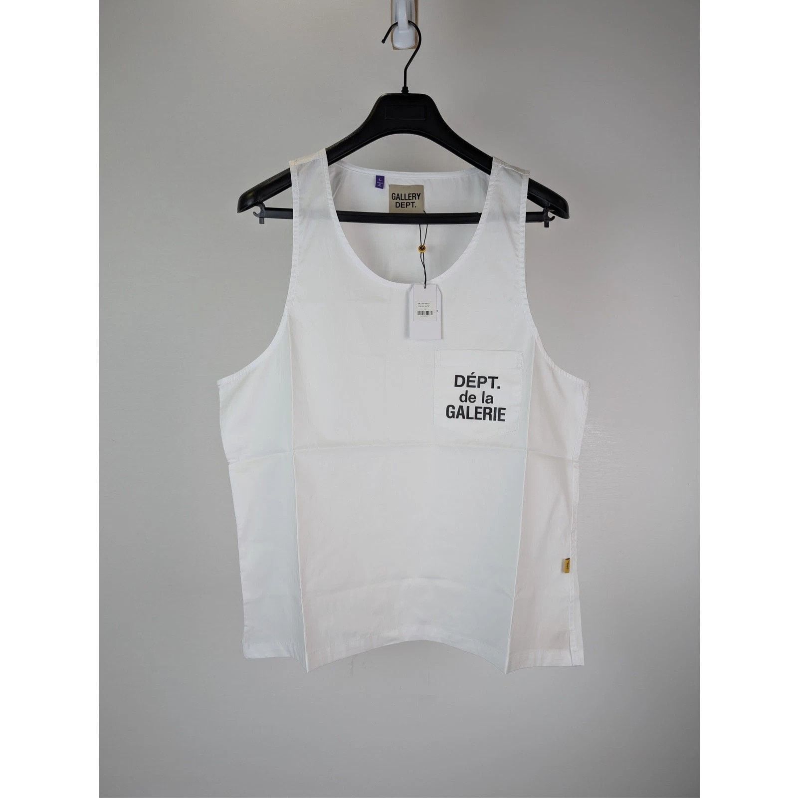 Gallery Dept. o1rshd1 Resort Sleeveless Cotton-Poplin Top in White Size US L / EU 52-54 / 3 - 1 Thumbnail