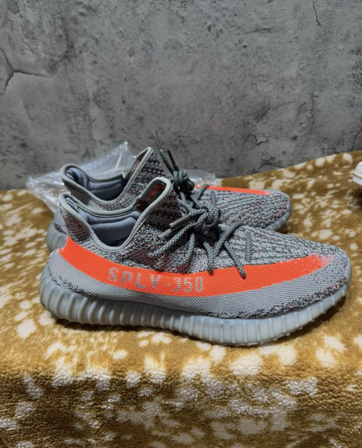 Adidas Adidas Yeezy 350 Grey Orange Reflective K37 Size US 13 / EU 46 - 4 Thumbnail