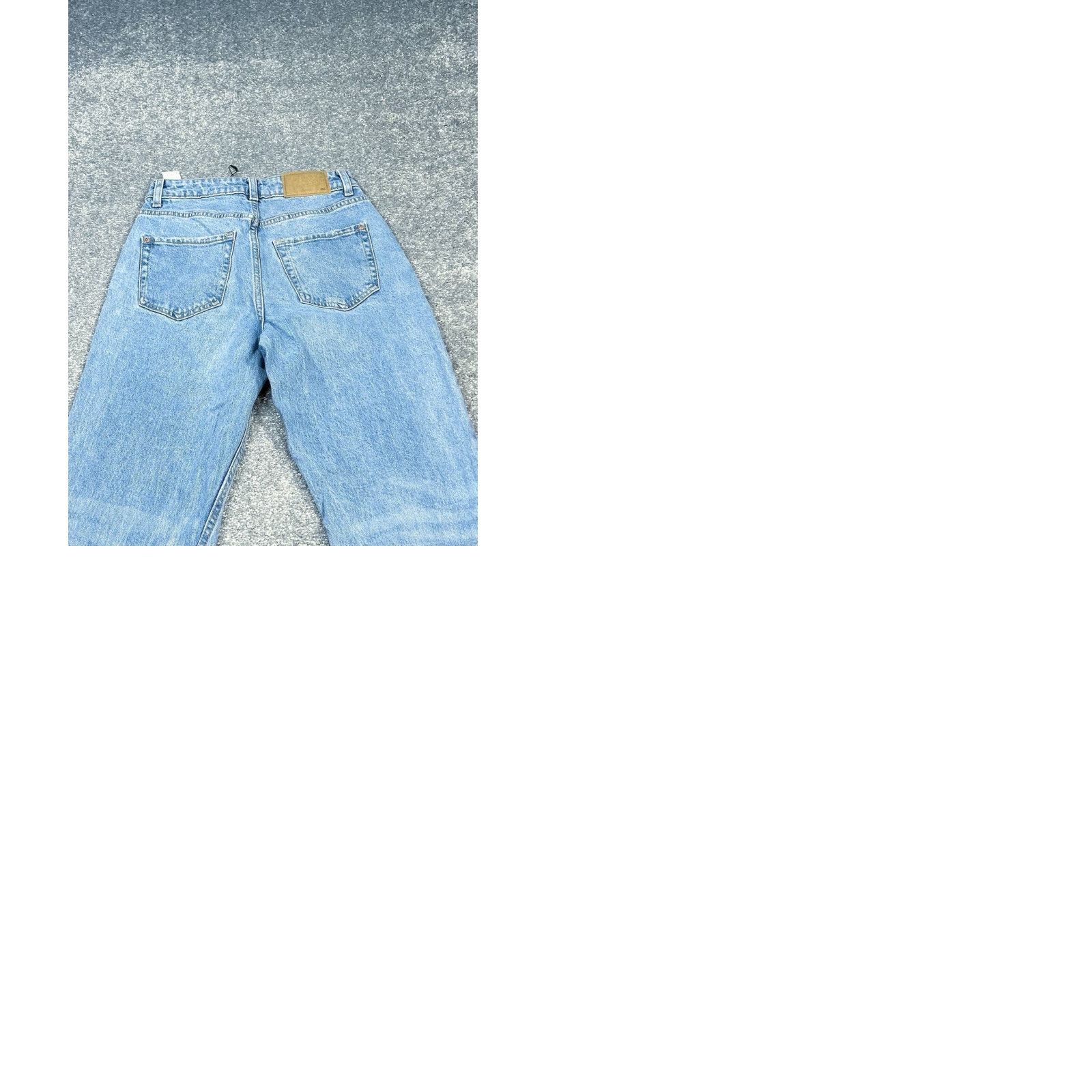 Zara Zara Jeans Womens 2 Light Wash Denim Taper Leg High Rise Zipper Jeans Blue Womens Size 26" / US 2 / IT 38 - 9 Thumbnail