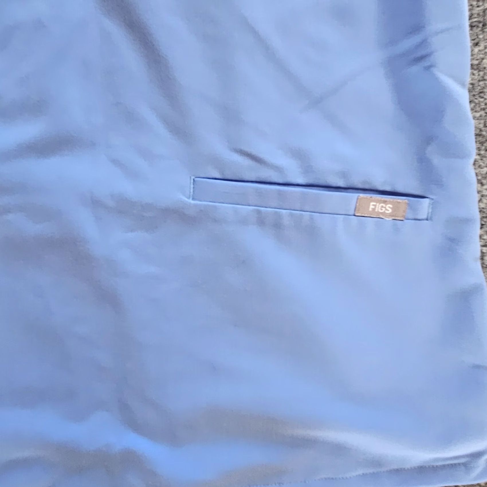 Vintage FIGS Top Shirt Womens XS Blue Casma 3 Pockets Short Sleeve Technical Comfort Size XS / US 0-2 / IT 36-38 - 5 Thumbnail