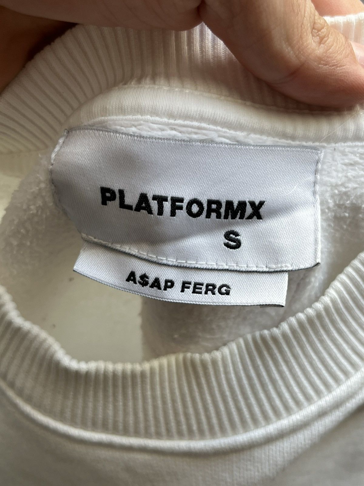 Other A$A$AP Ferg x PlatformX Crewneck White S — Made in Por Size US S / EU 44-46 / 1 - 2 Thumbnail